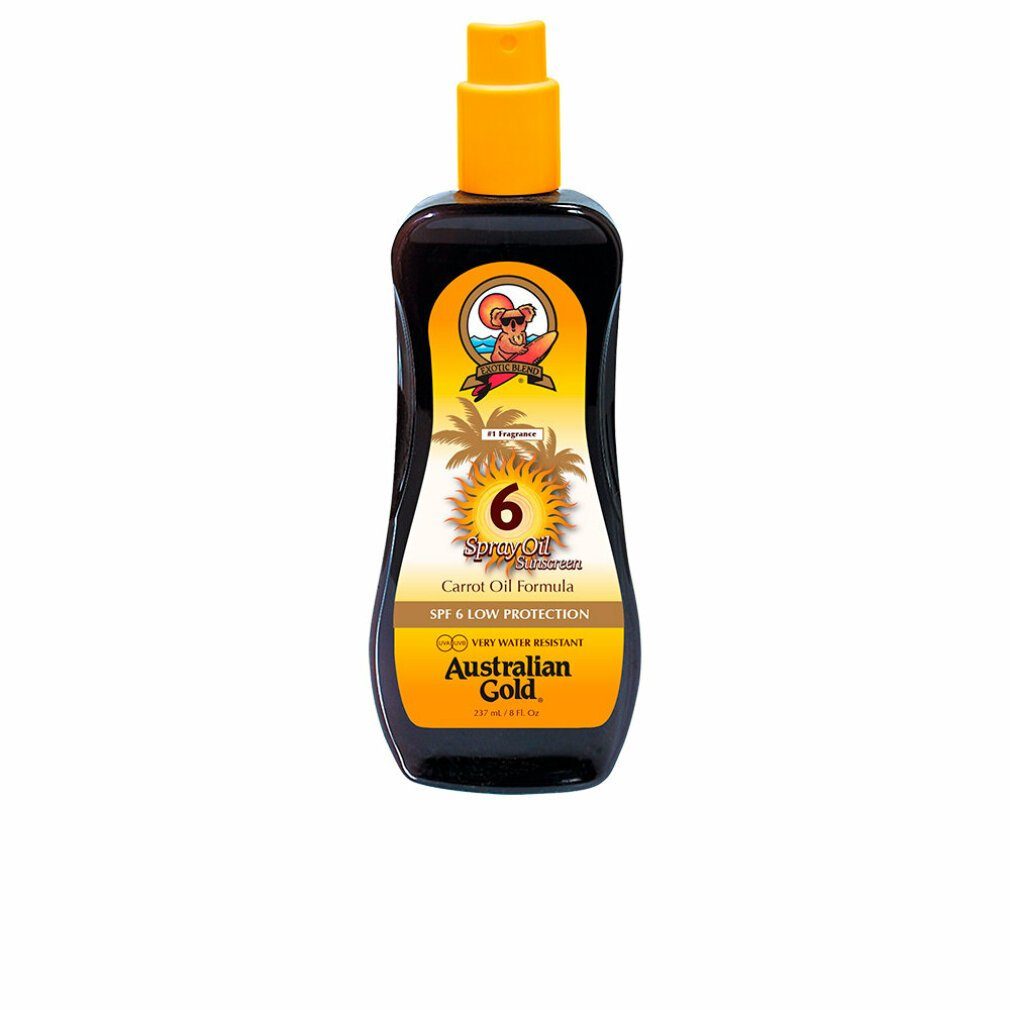 237 SUNSCREEN oil ml formula Körperpflegemittel Australian carrot SPF6 Gold spray