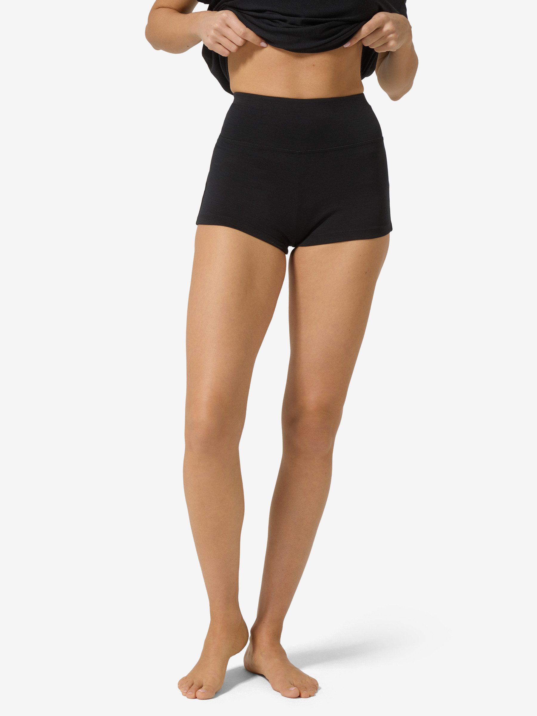 SUPER.NATURAL Shorts für Damen,Merino W SUPER PANTY sportlich, atmungsaktiv