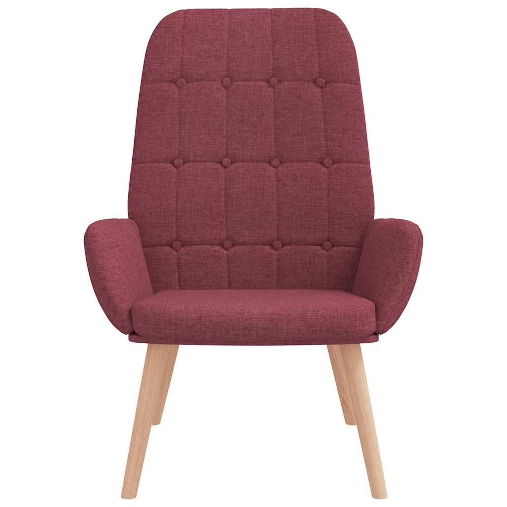 vidaXL Sessel Relaxsessel Stoff Weinrot (1-St) günstig online kaufen