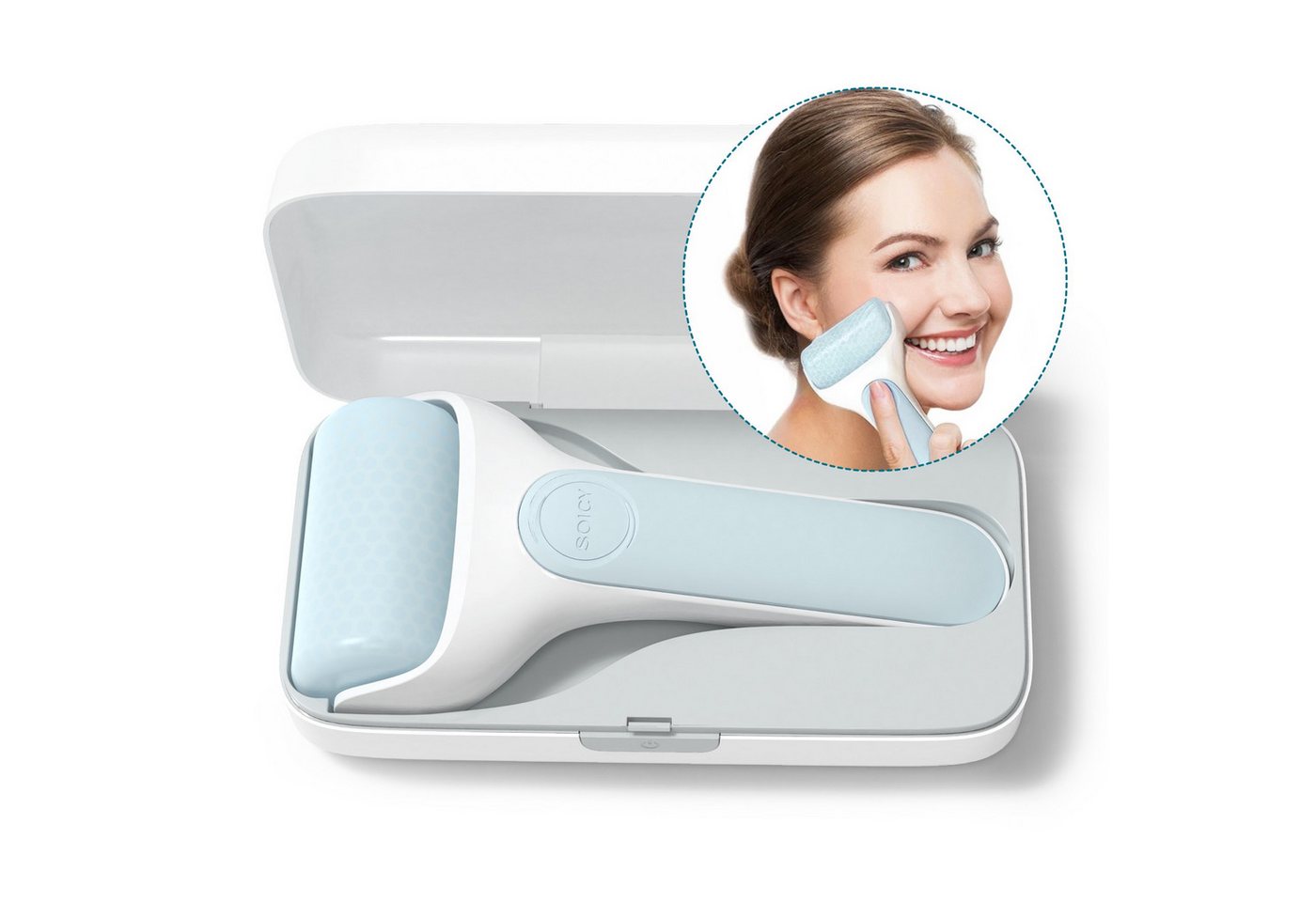 P-Beauty Cosmetic Accessories Gesichtspflege Eisroller Ice Roller Gesichtsroller Körper Gesicht Massagegerät, 1-tlg., Eisroller, Massageroller, Hautpflege, Kühl