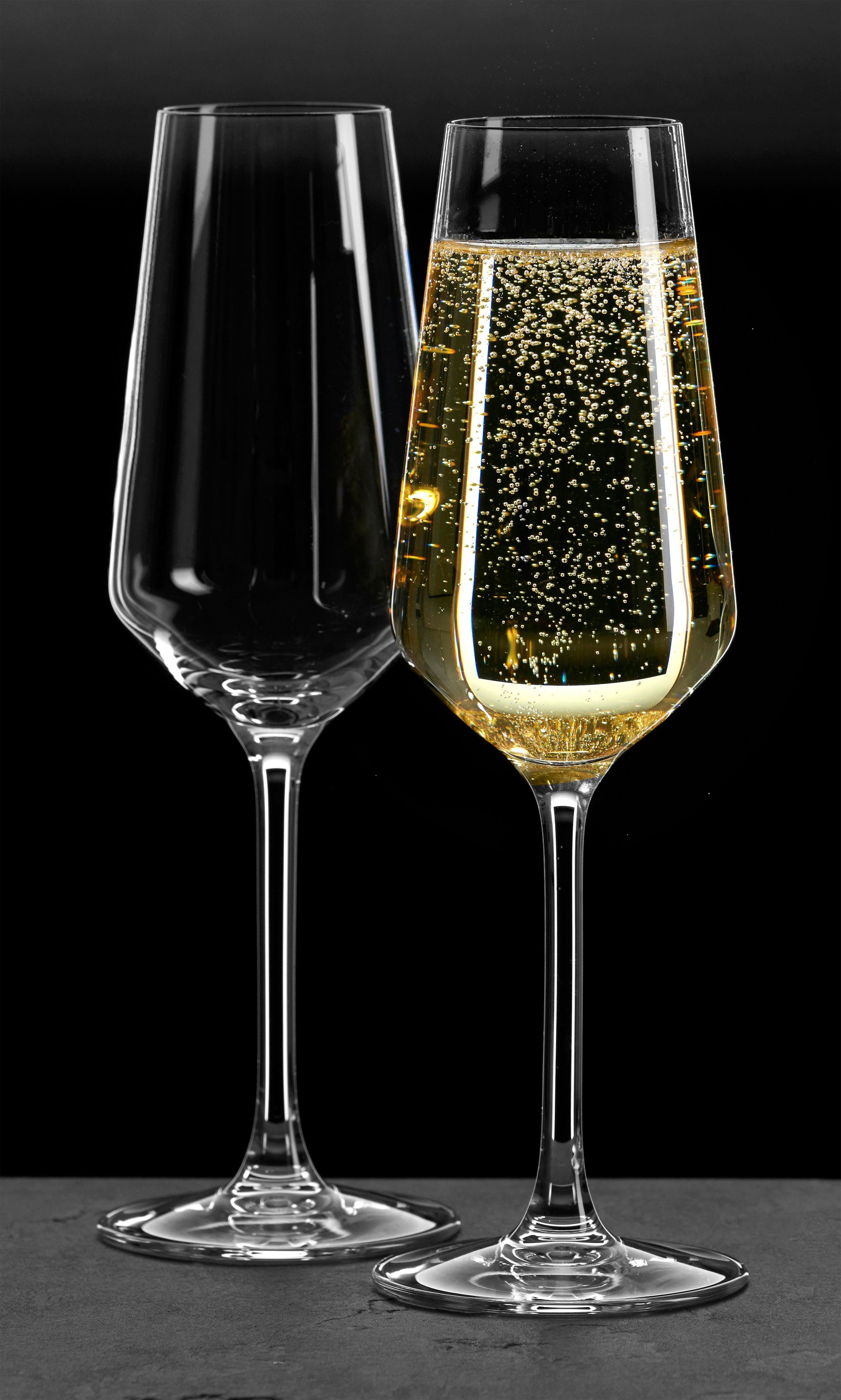 Ritzenhoff & Breker Sektglas Mambo, 4-tlg., Kristallglas, 4-teilig, 230 ml