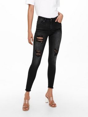 ONLY Ankle-Jeans ONLBLUSH MID SK RW AK DT DNM TAI099 NOOS mit Destroyed Effekt