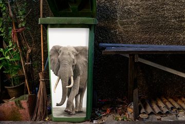 MuchoWow Wandsticker Elefant - Kinder - Tiere - Mädchen (1 St), Mülleimer-aufkleber, Mülltonne, Sticker, Container, Abfalbehälter