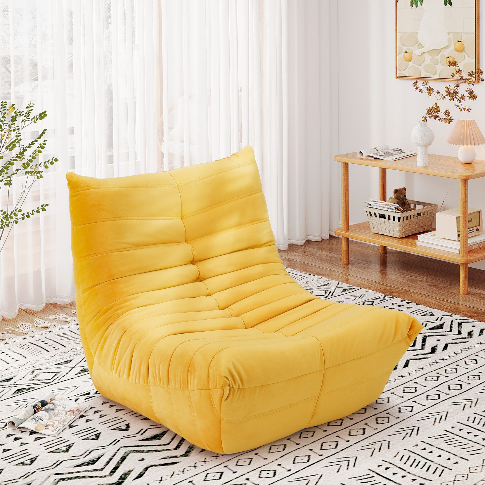 ToteBox Loungesofa Wildleder Lesesessel XXL mit günstig online kaufen