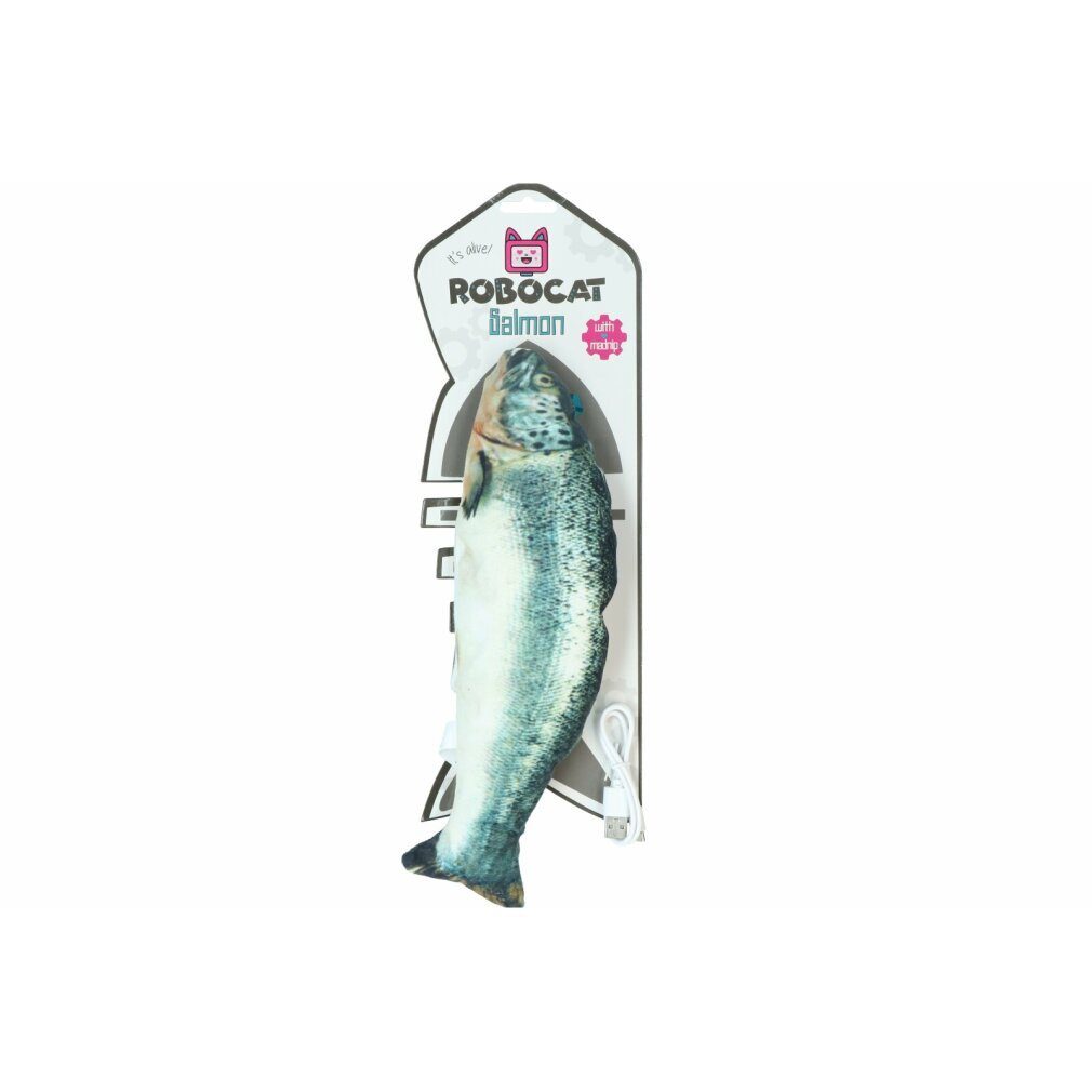 Robocat Tierkuscheltier Lachs