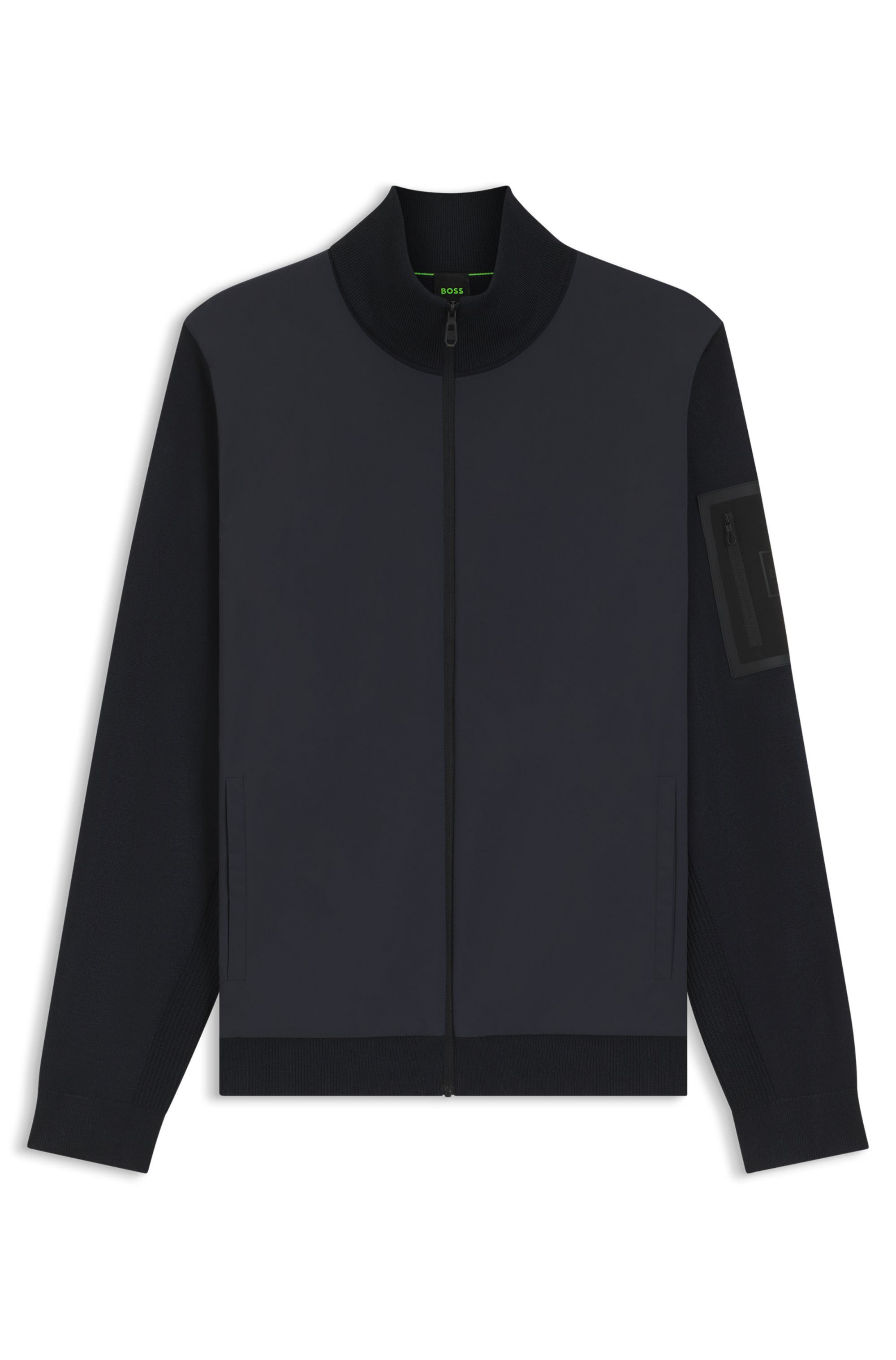 BOSS GREEN Hybridjacke Momentum thermoregulierender Komfort, Regular Fit, mit Wollanteil