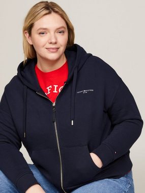 Tommy Hilfiger Curve Kapuzensweatshirt CRV 1985 REG MINI CORP ZP HOODIE Große Größen