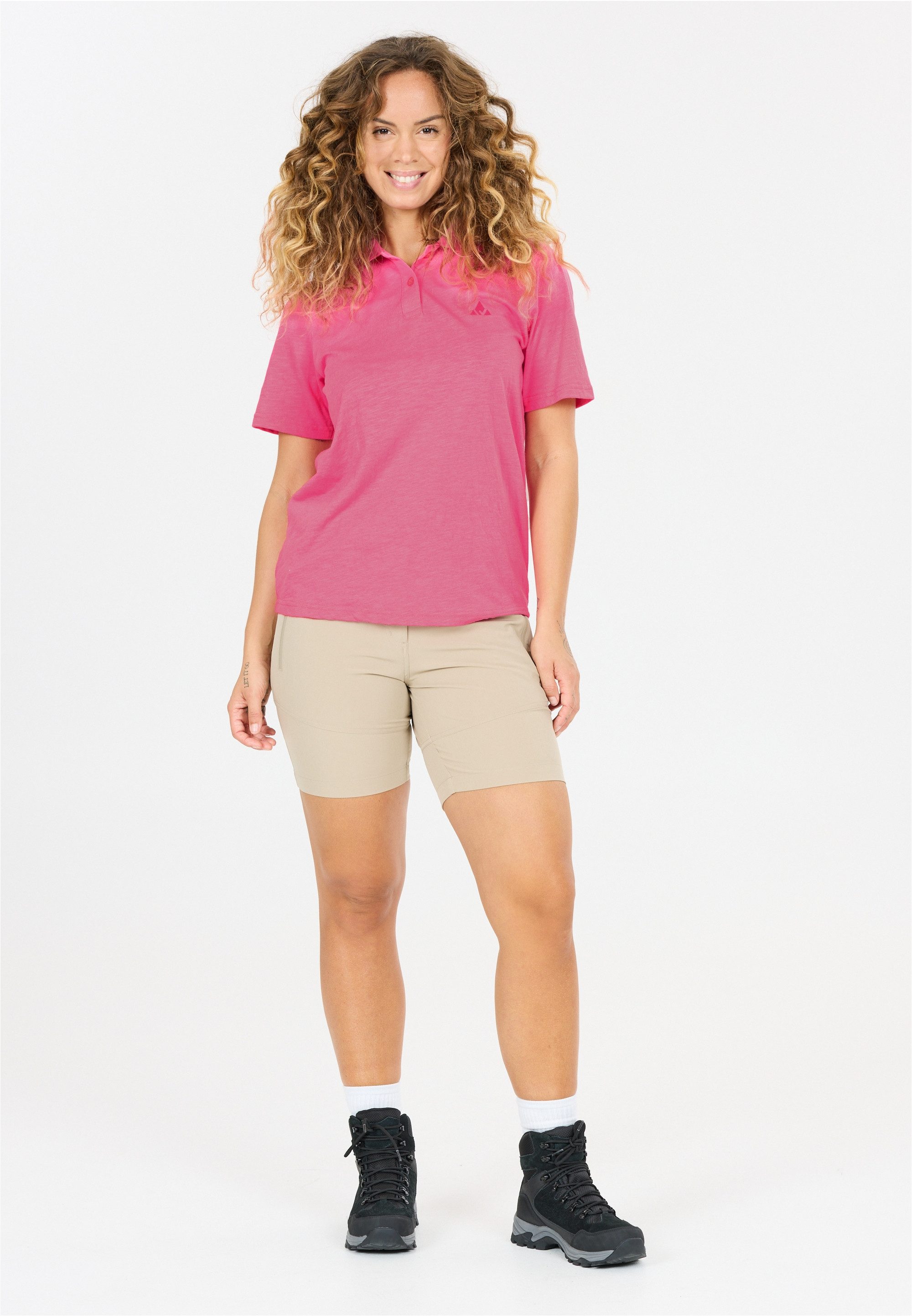 WHISTLER Langarm-Poloshirt Vale Aus leichtem Material