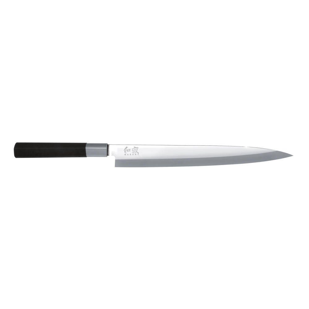 cm KAI Wasabi 24 Yanagiba Shashimi Black Filetiermesser