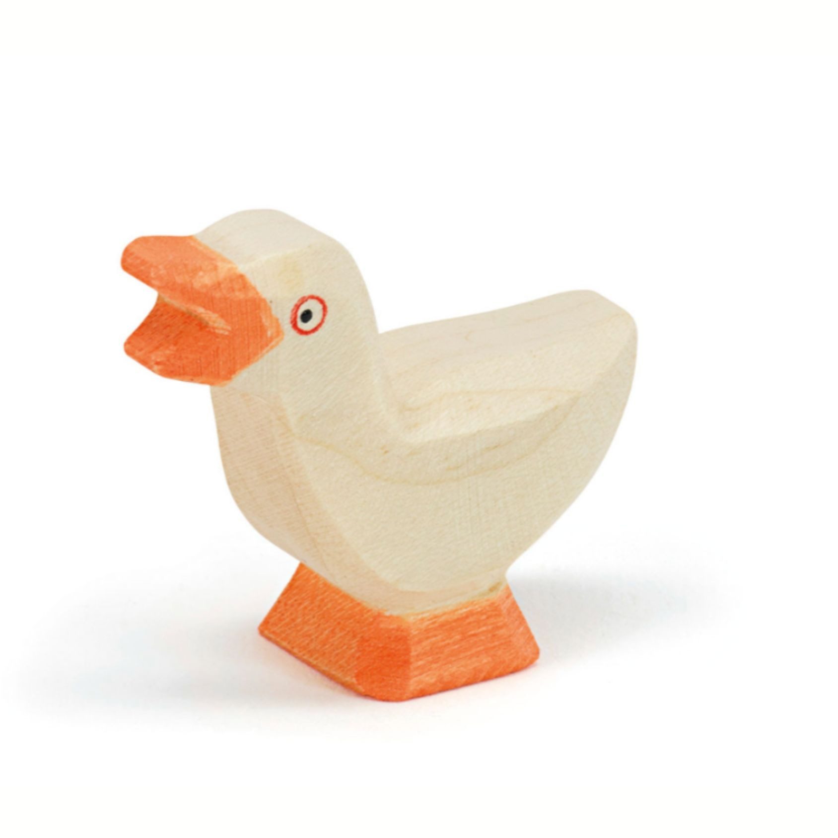 Ostheimer Spielfigur Gänseküken Kopf hoch, Holztier, Spieltier, (Set, 1-tlg., 1), Made in Germany