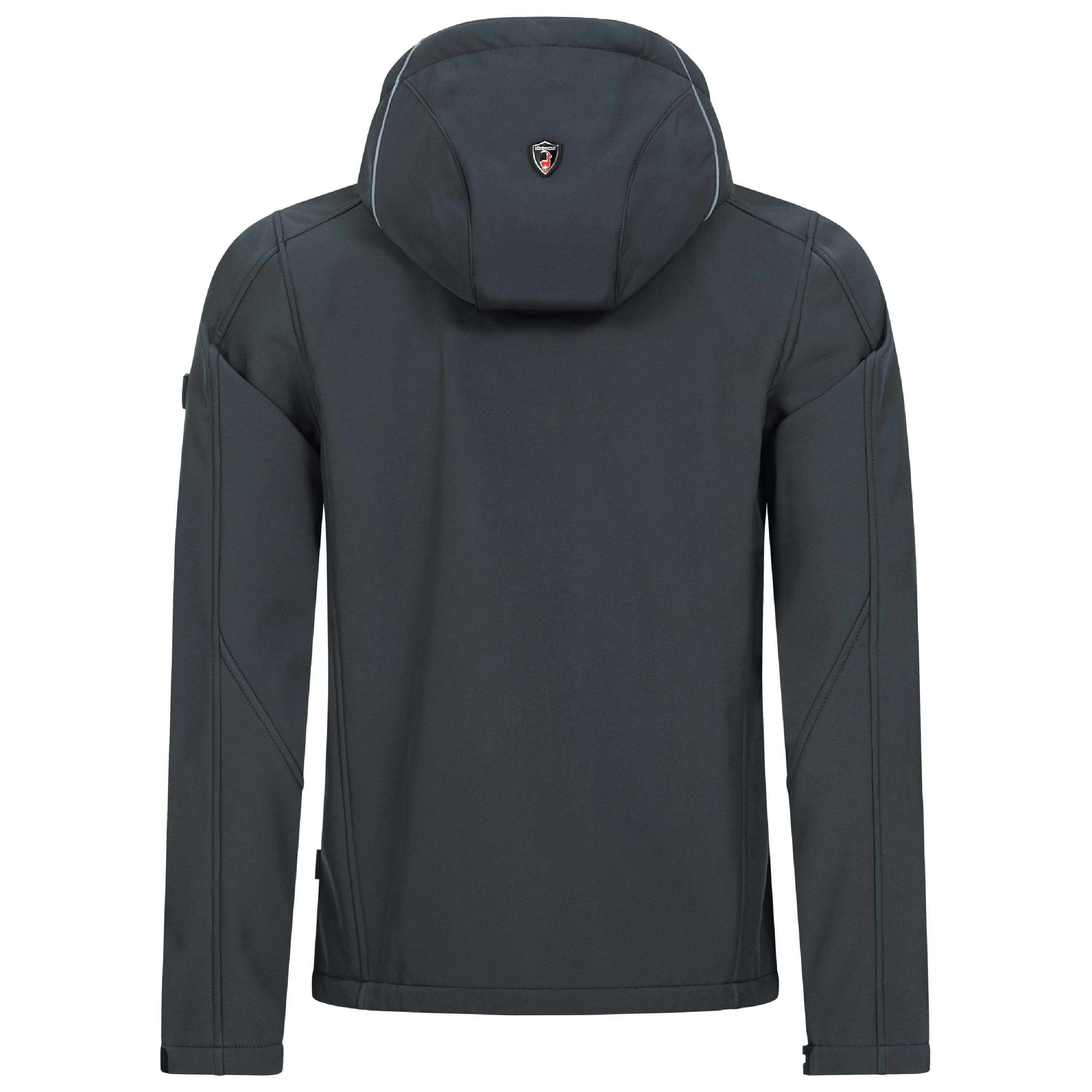 Höhenhorn Softshelljacke Altus Herren Softshell Jacke für Männer Outdoor Funktionsjacke Microfleece-Innenfutter, Atmungsaktiv, Wasserdicht – Bild 3 von 5