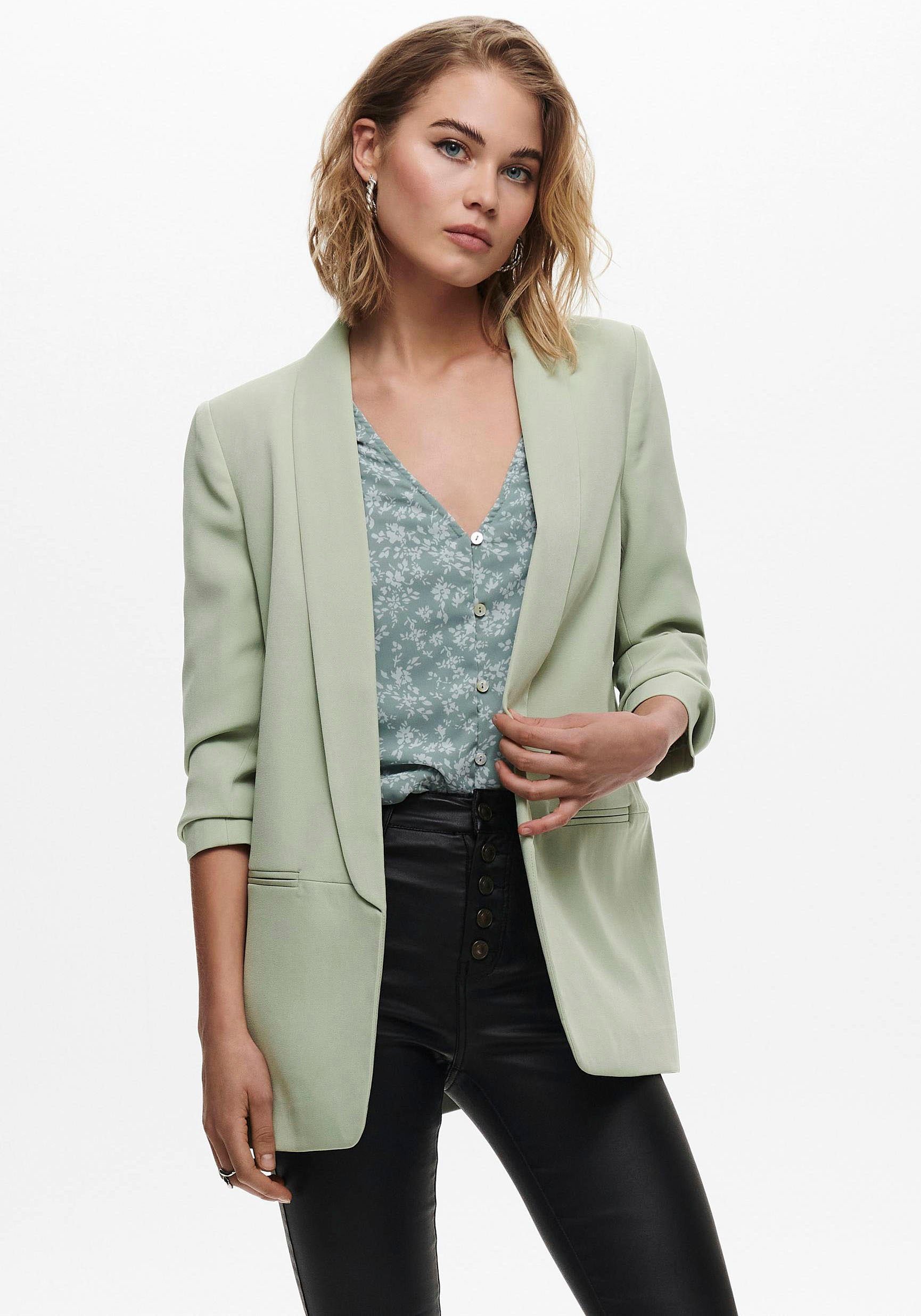 ONLY Kurzblazer Desert LIFE NOOS 3/4 Sage 3/4 Ärmel ONLELLY TLR mit BLAZER