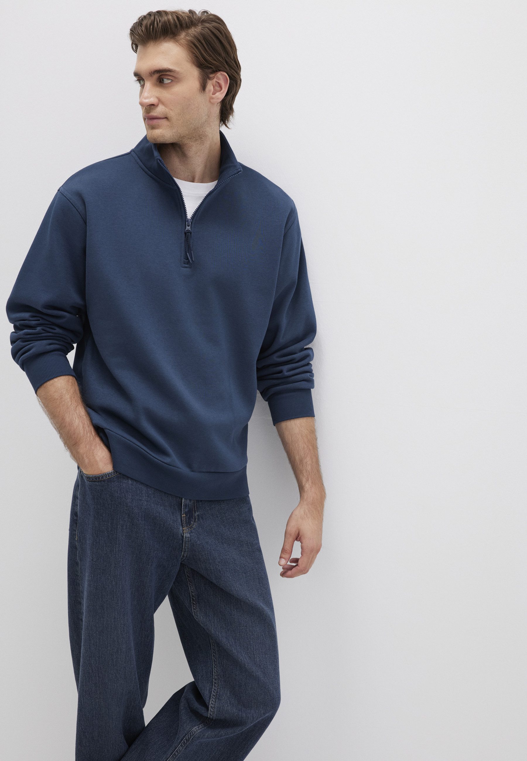 Mavi Troyer HALF ZIP SWEATSHIRT Zip günstig online kaufen