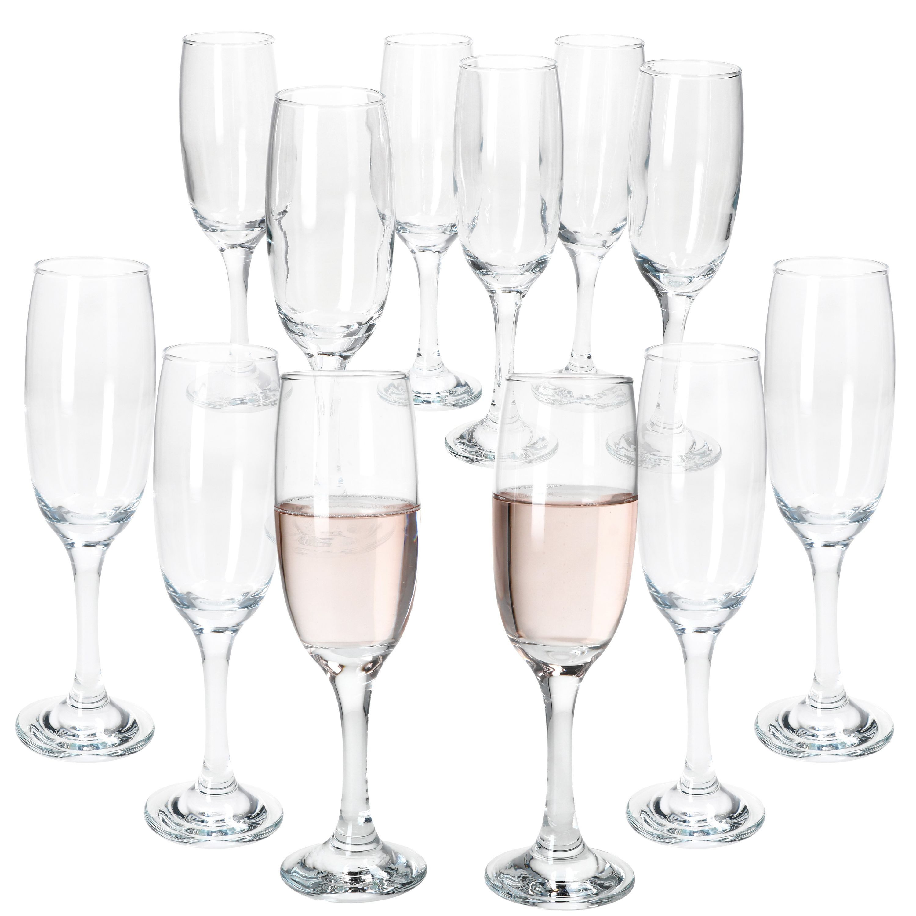 MamboCat Sektglas 12x Imperial Sektgläser 180ml Champagnergläser klar Prosecco, Glas