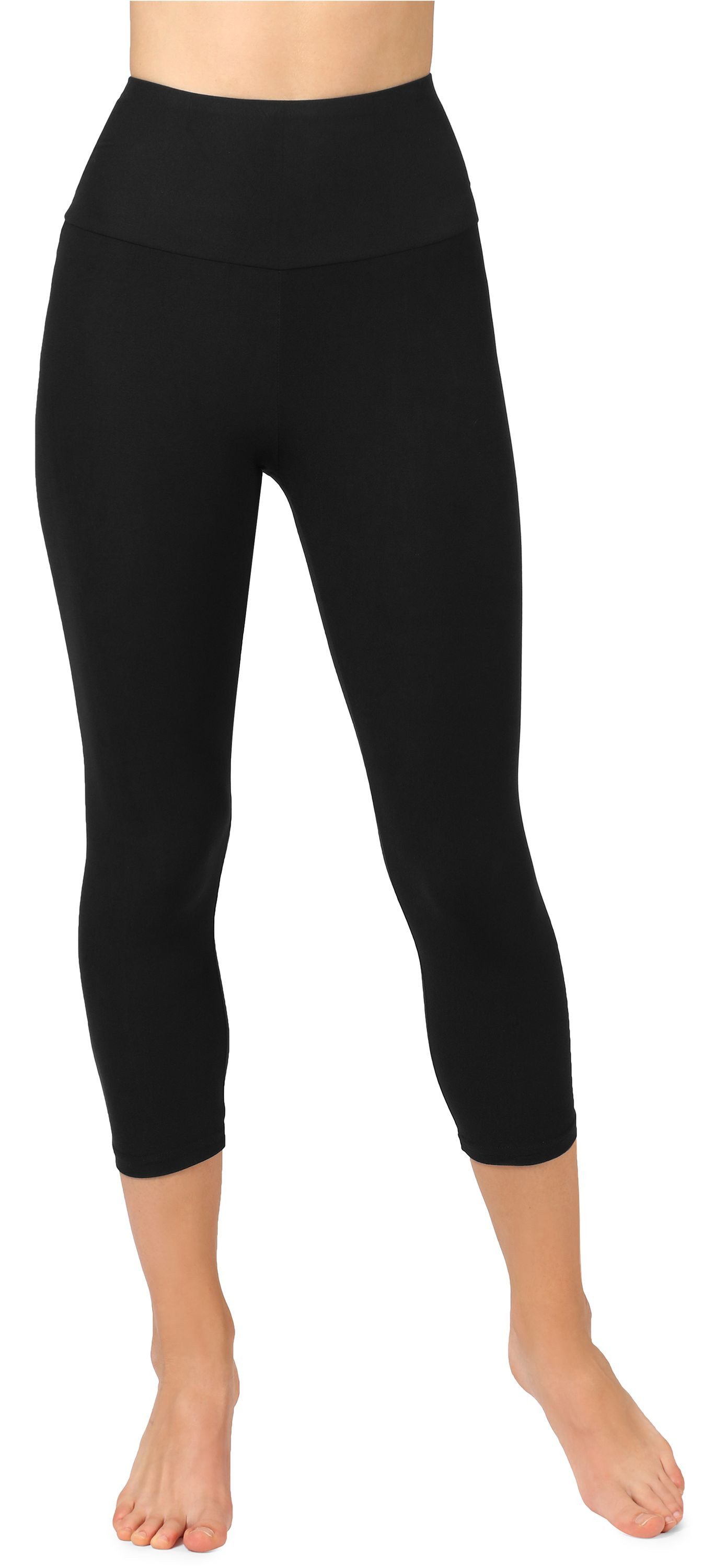 Leggings Damen 3/4 Capri Leggings MS10-302