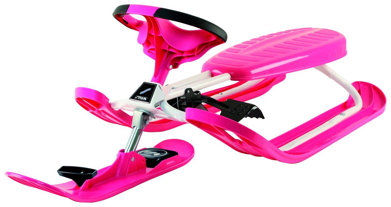 STIGA Sports Schlitten Racer Color Pink, BxL: 55x130 cm