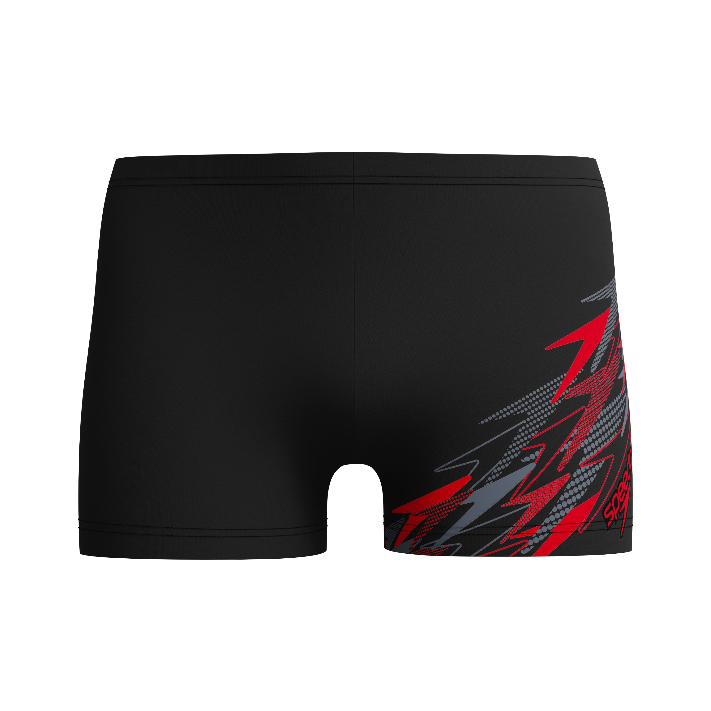Speedo Badehose mit Plastisol-Wellengrafik, formbeständig, schnell trocknend