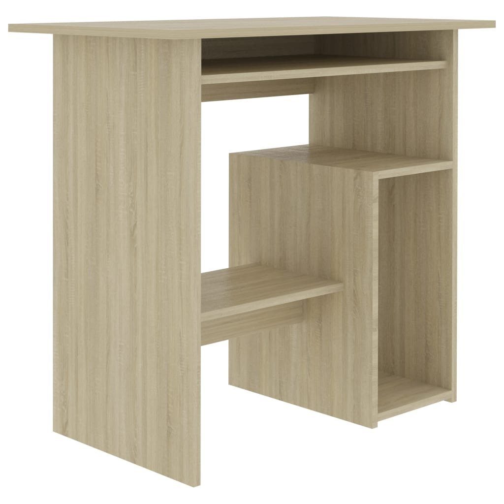 Holzwerkstoff Schreibtisch cm Sonoma-Eiche furnicato 80x45x74