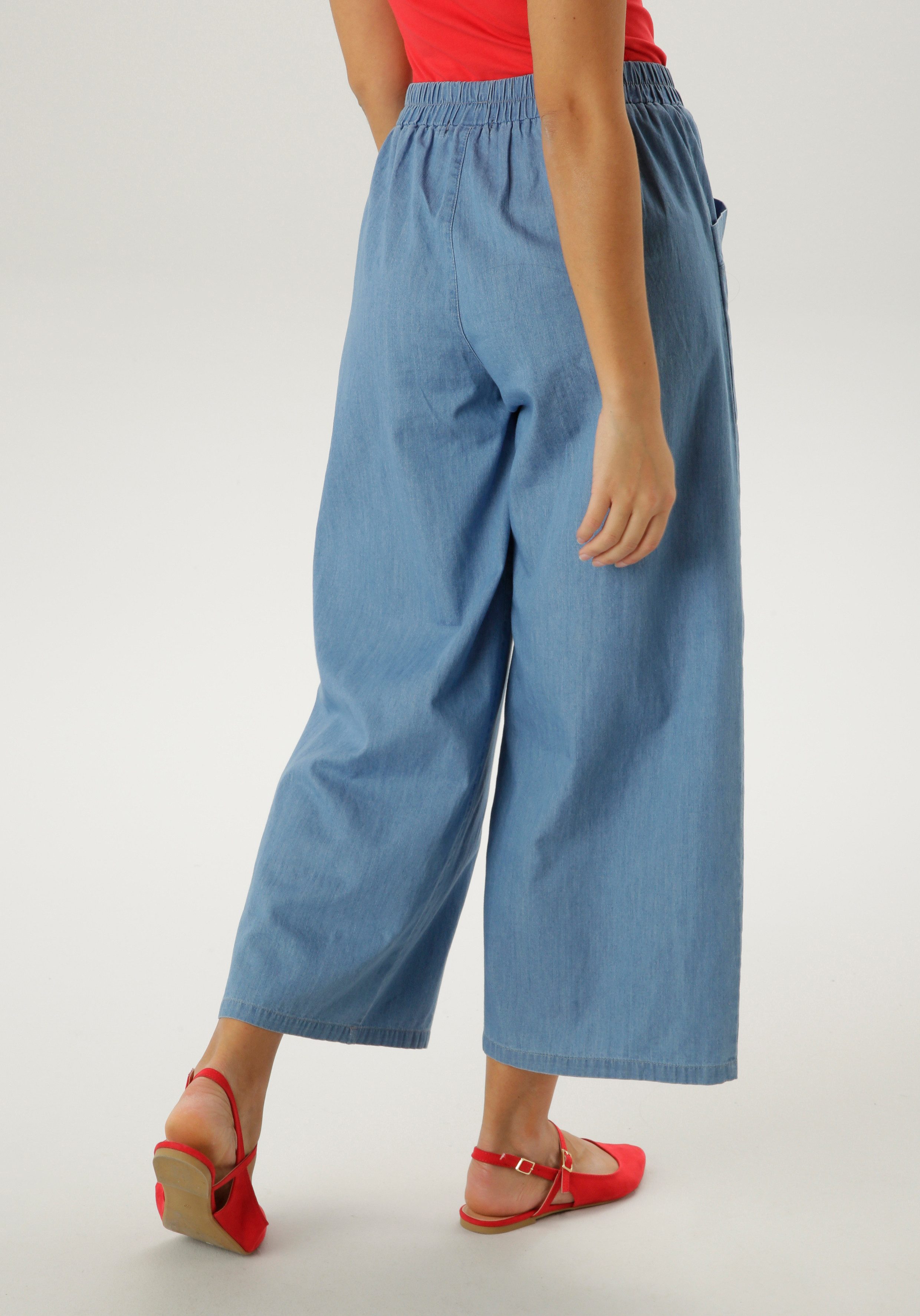 Aniston SELECTED 7/8-Jeans weiter Oberschenkel und der weiter Beinverlauf - günstig online kaufen