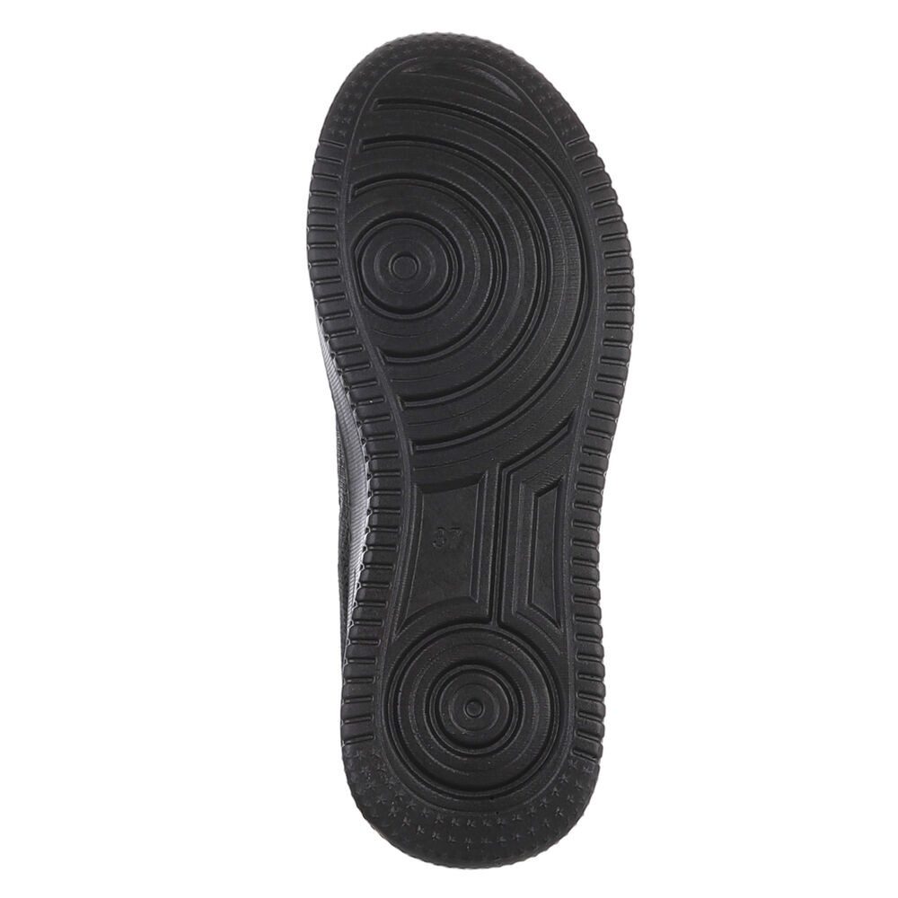 Ital-Design Damen Low-Top Freizeit Slipper (88843577) Flach Sneakers Low in Schwarz