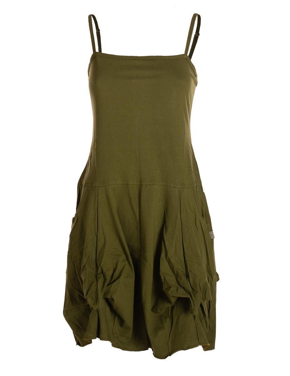 Sommerkleid Damen Ballon-Kleid Tunika-Kleid Sommerkleid verstellbare Träger