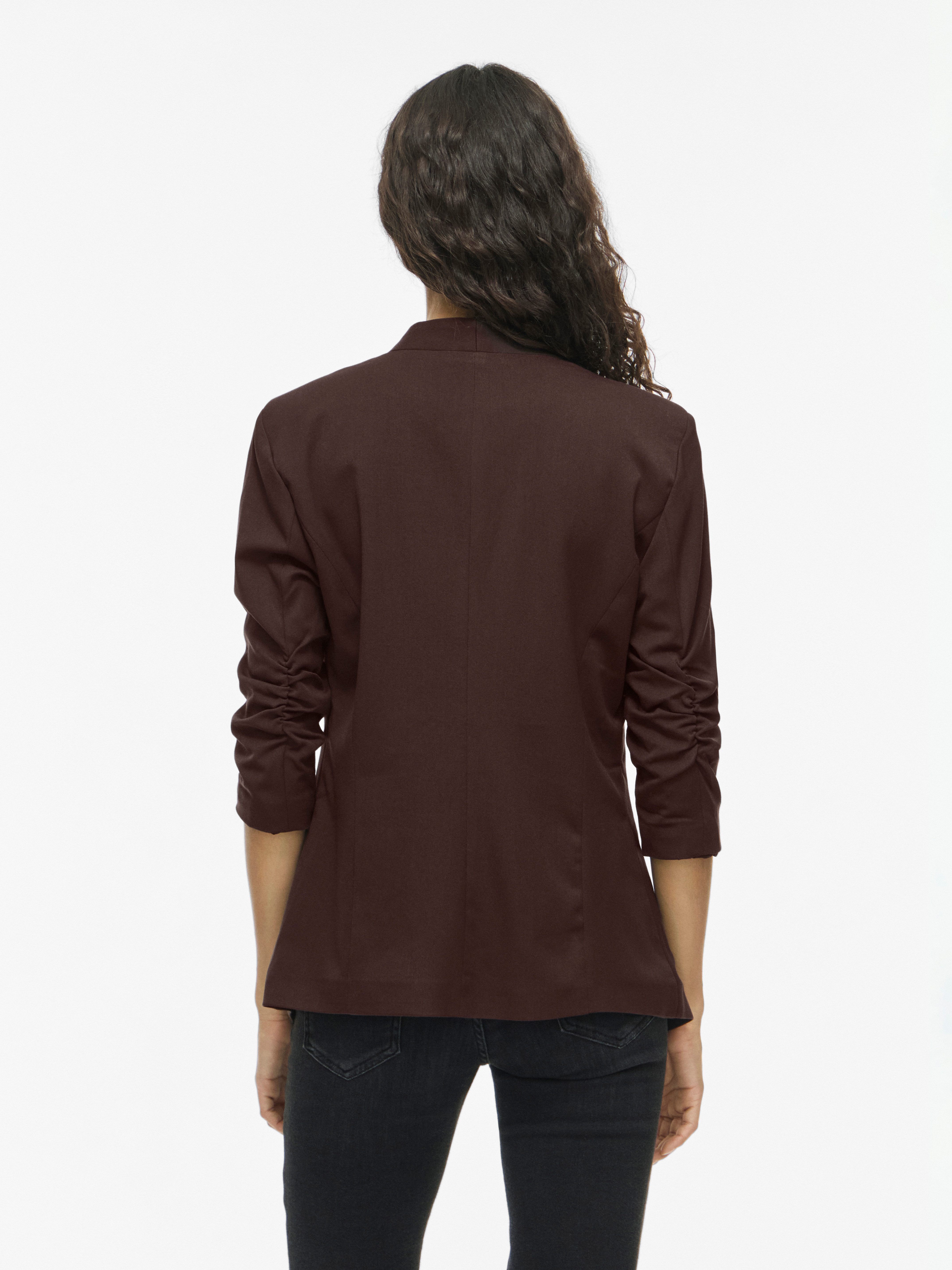 Vila Kurzblazer VIHER NEW 3/4 BLAZER -NOOS Materialmix, regular fit