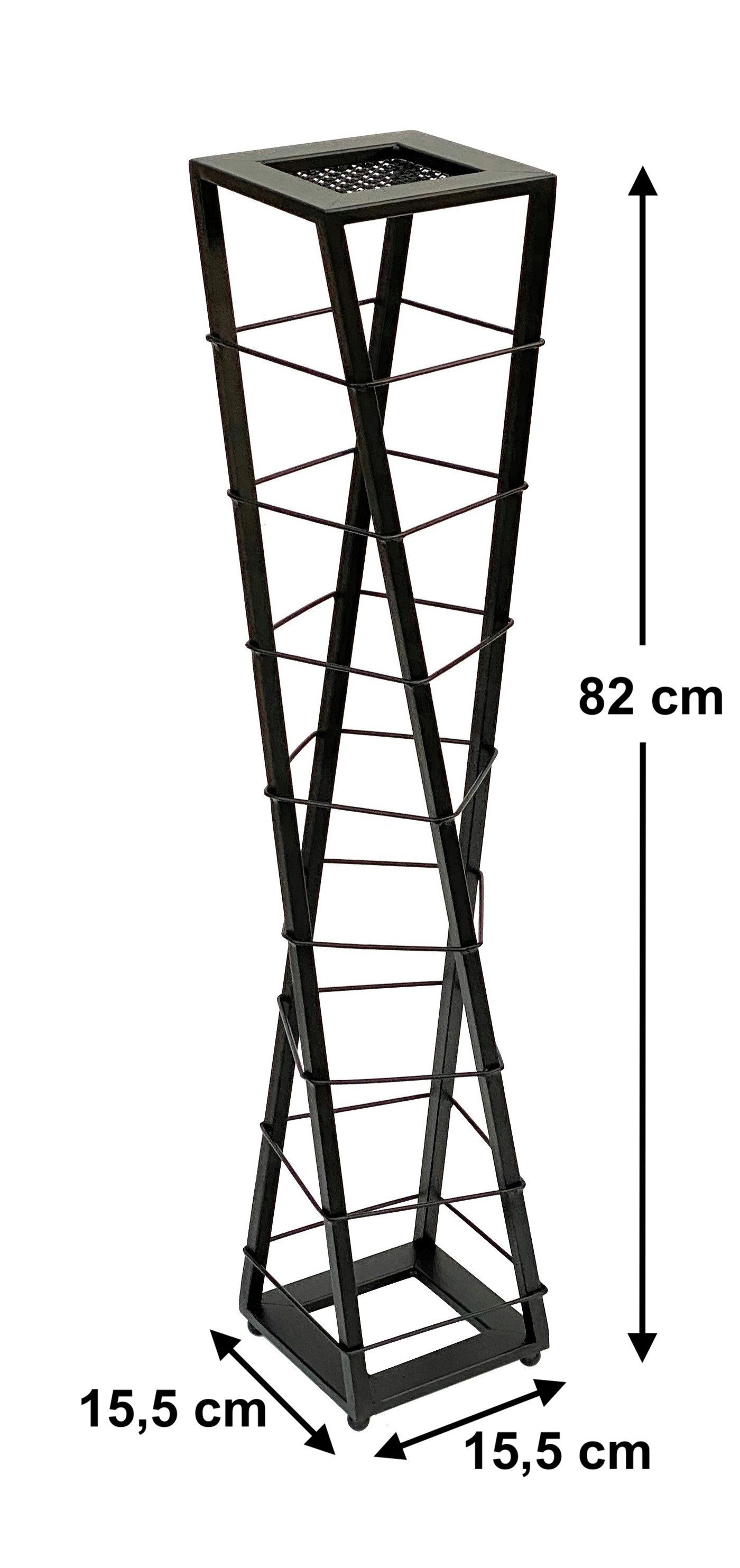 DanDiBo Weinregal Metall Schwarz Blumensäule Esperanza günstig online kaufen