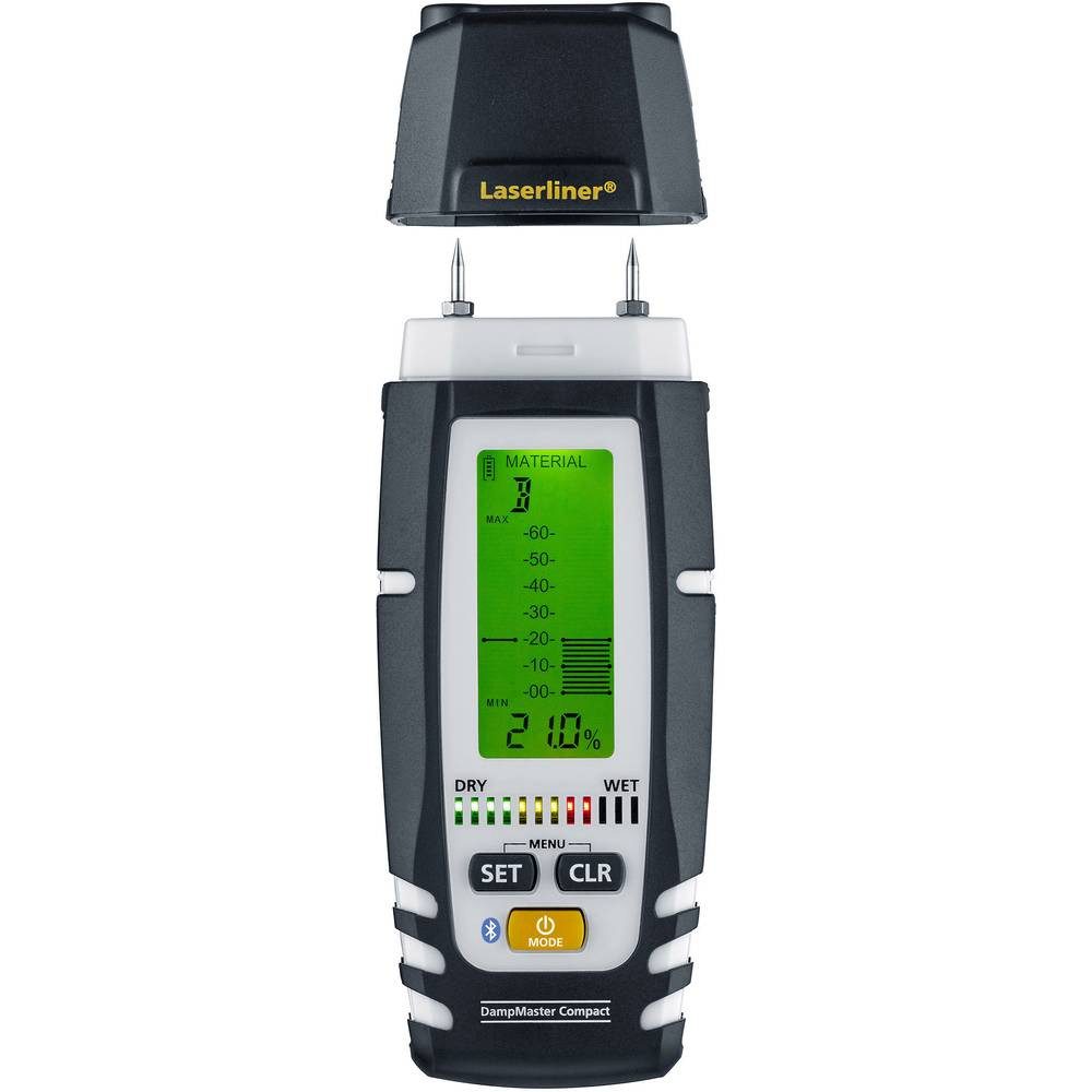 LASERLINER Feuchtigkeitsmesser Materialfeuchte-Messgerät 082.321A
