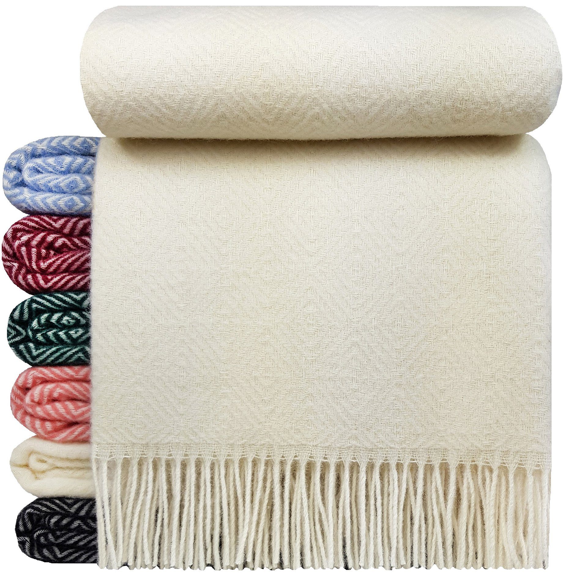 Wolldecke "TIROL V" 100 % Wolle, 140 x 200 cm, in versch. Farben, STTS. € 42,99