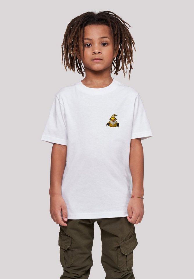F4NT4STIC T-Shirt Rubber Duck Wizard TEE UNISEX Print, Sehr weicher  Baumwollstoff mit hohem Tragekomfort