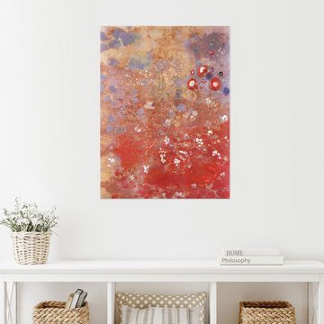 Posterlounge Wandfolie Odilon Redon, Rote Tafel, Malerei