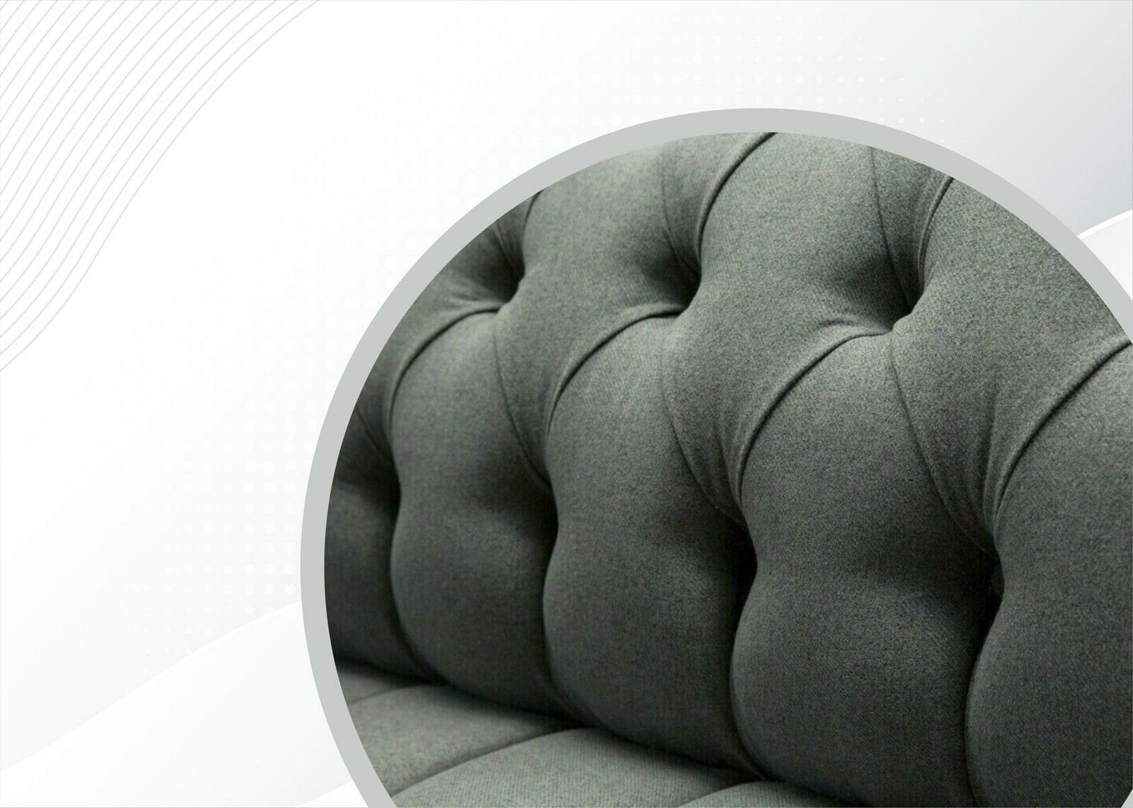 xxl Chesterfield-Sofa Möbel Europe JVmoebel Design Made Viersitzer Neu, moderne in Luxus Chesterfield