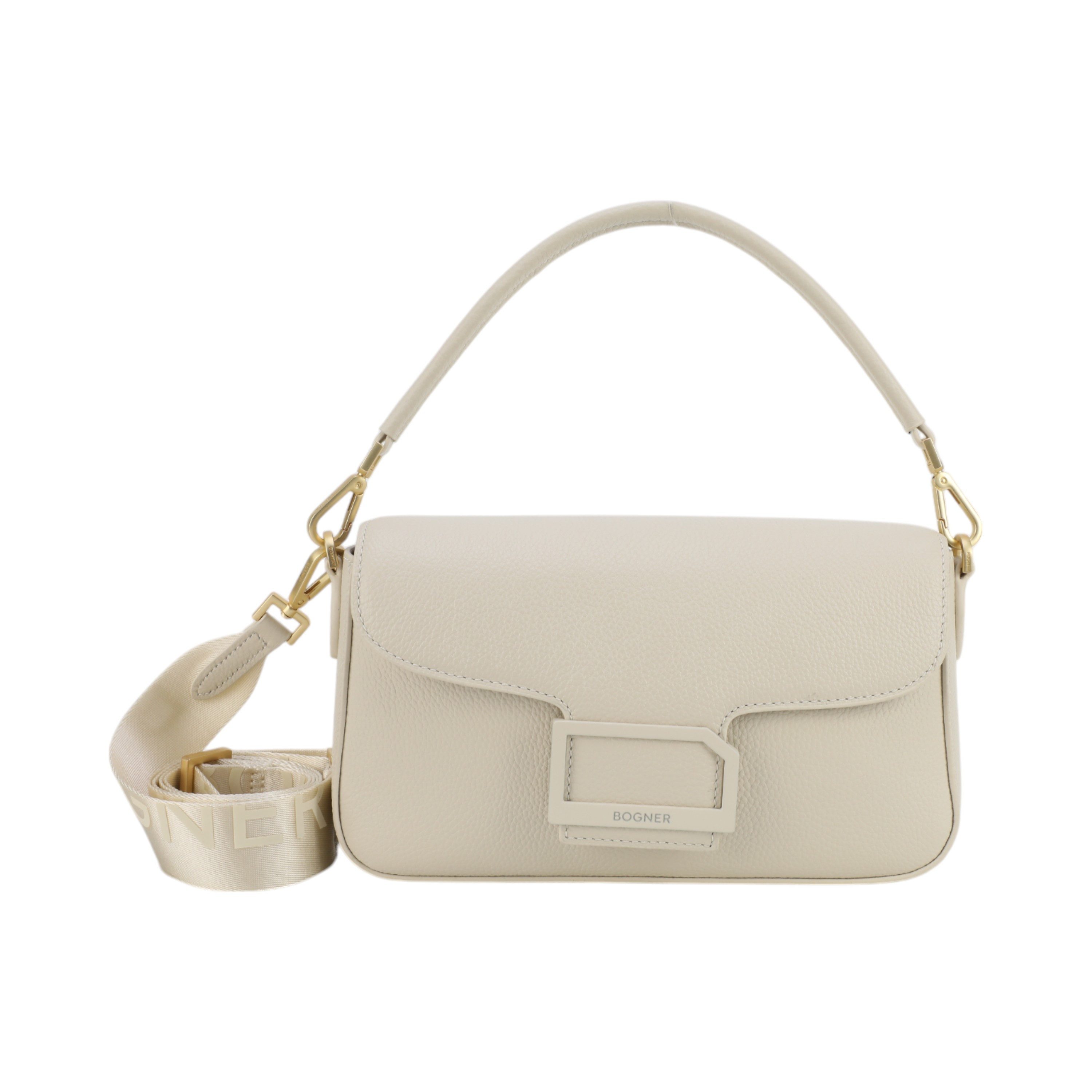 BOGNER Schultertasche Bogner - Damen Schultertasche Pontresina Neve Nera