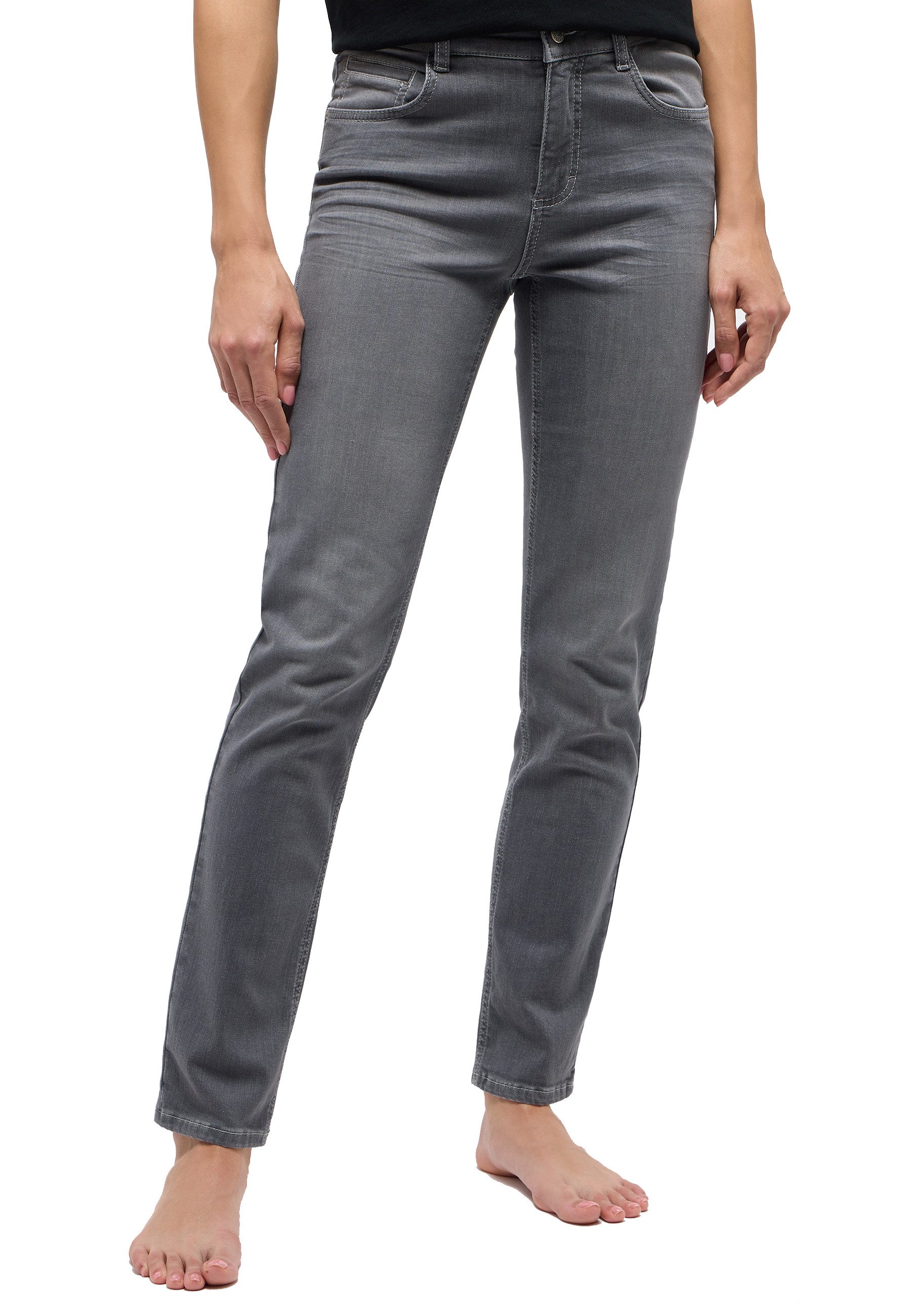 Gerade Jeans Angels Jeans Cici sporty - grau