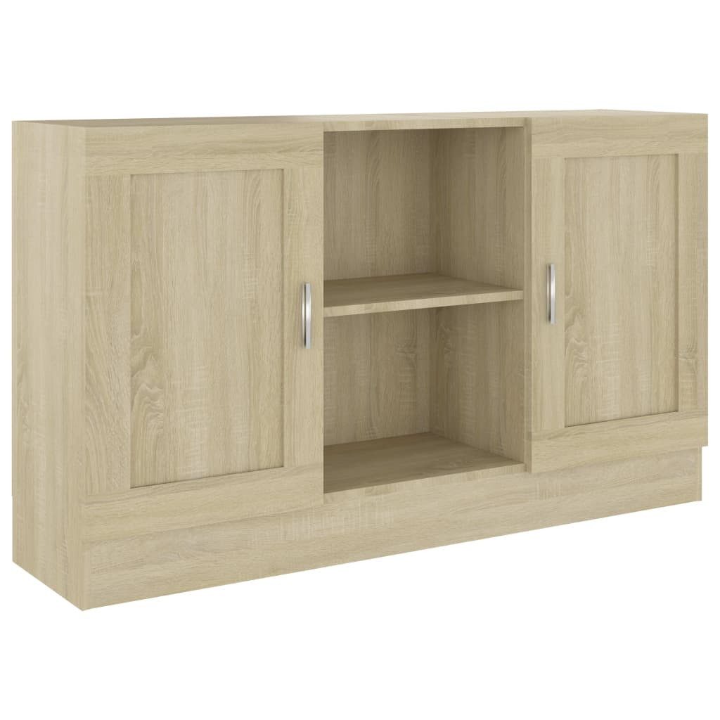 vidaXL Sideboard NA Sideboard Sonoma Eiche 120x30,5x70 cm Spanplatte