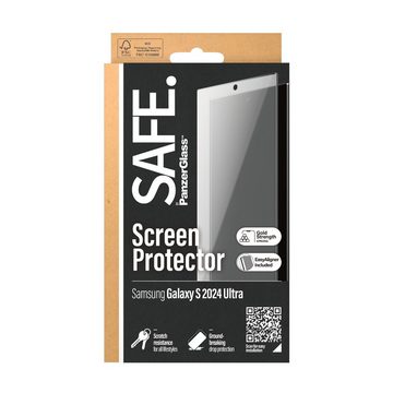SAFE by PanzerGlass Ultra Wide Fit Screen Protector für Samsung Galaxy S24 Ultra, Displayschutzglas, Displayschutzfolie, stoßfest, kratzbeständig