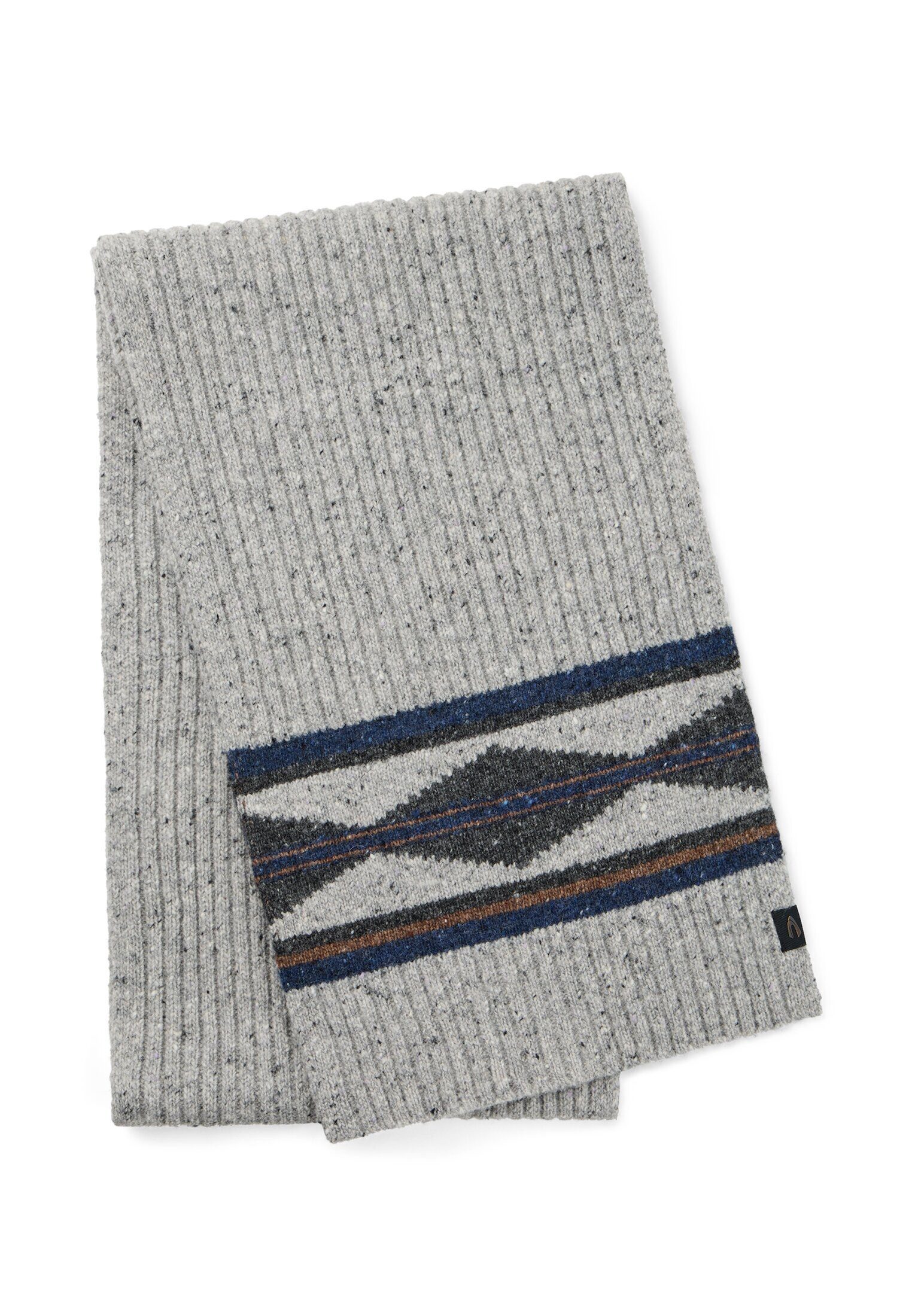 camel active Strickschal aus Wollgemisch