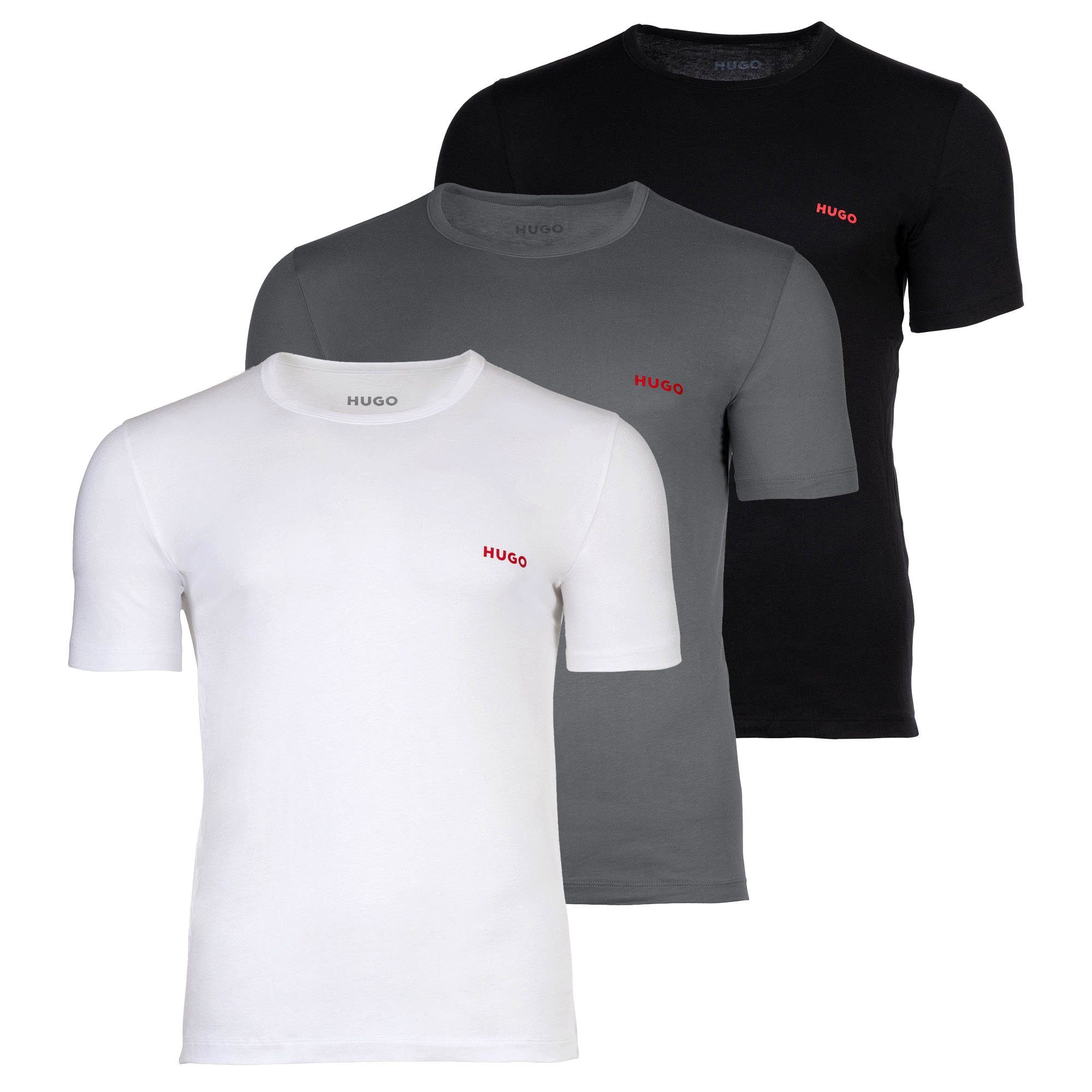 HUGO T-Shirt Herren T-Shirt 3er Pack günstig online kaufen