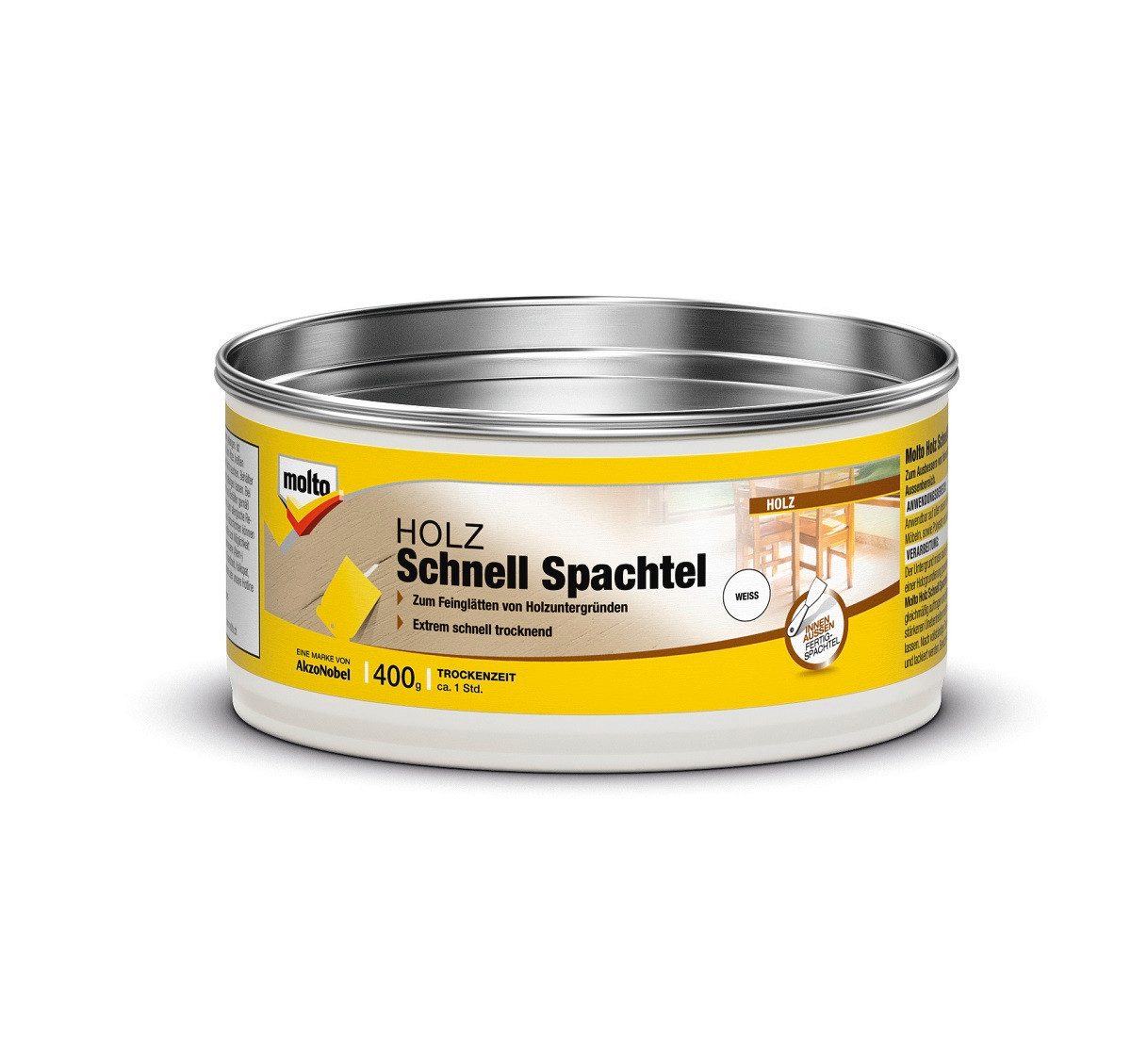 MOLTO Spachtelmasse MOLTO Holz Schnellspachtel 400g