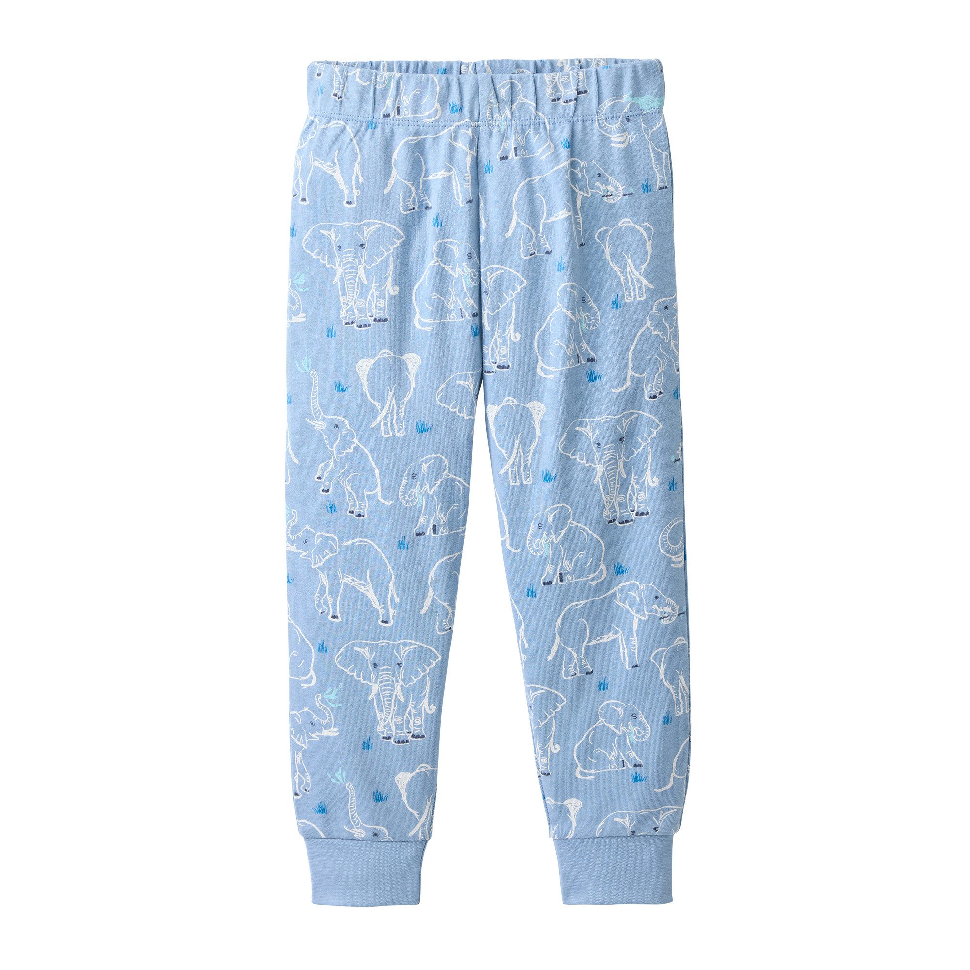 People Wear Organic Pyjama mit Elefanten Motiv, aus Bio-Baumwolle GOTS zertifiziert – Bild 5 von 5