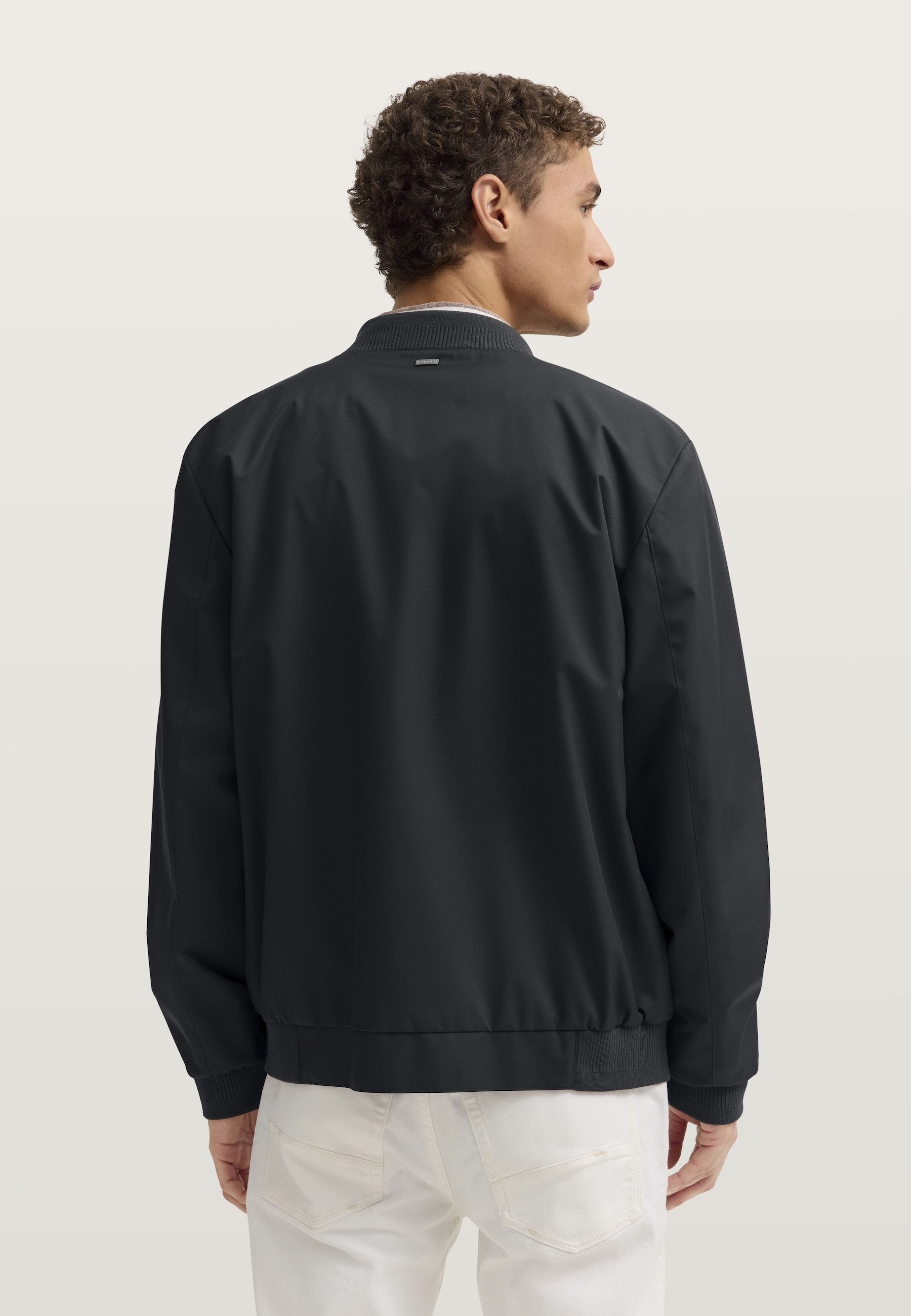 bugatti Blouson Regular Fit water-repellent mit Collegekragen