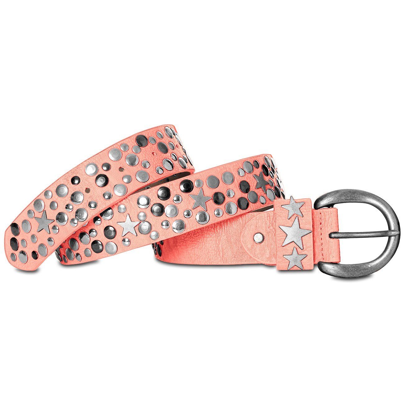 Caspar Nietengürtel GU249 Damen Vintage Nietengürtel günstig online kaufen