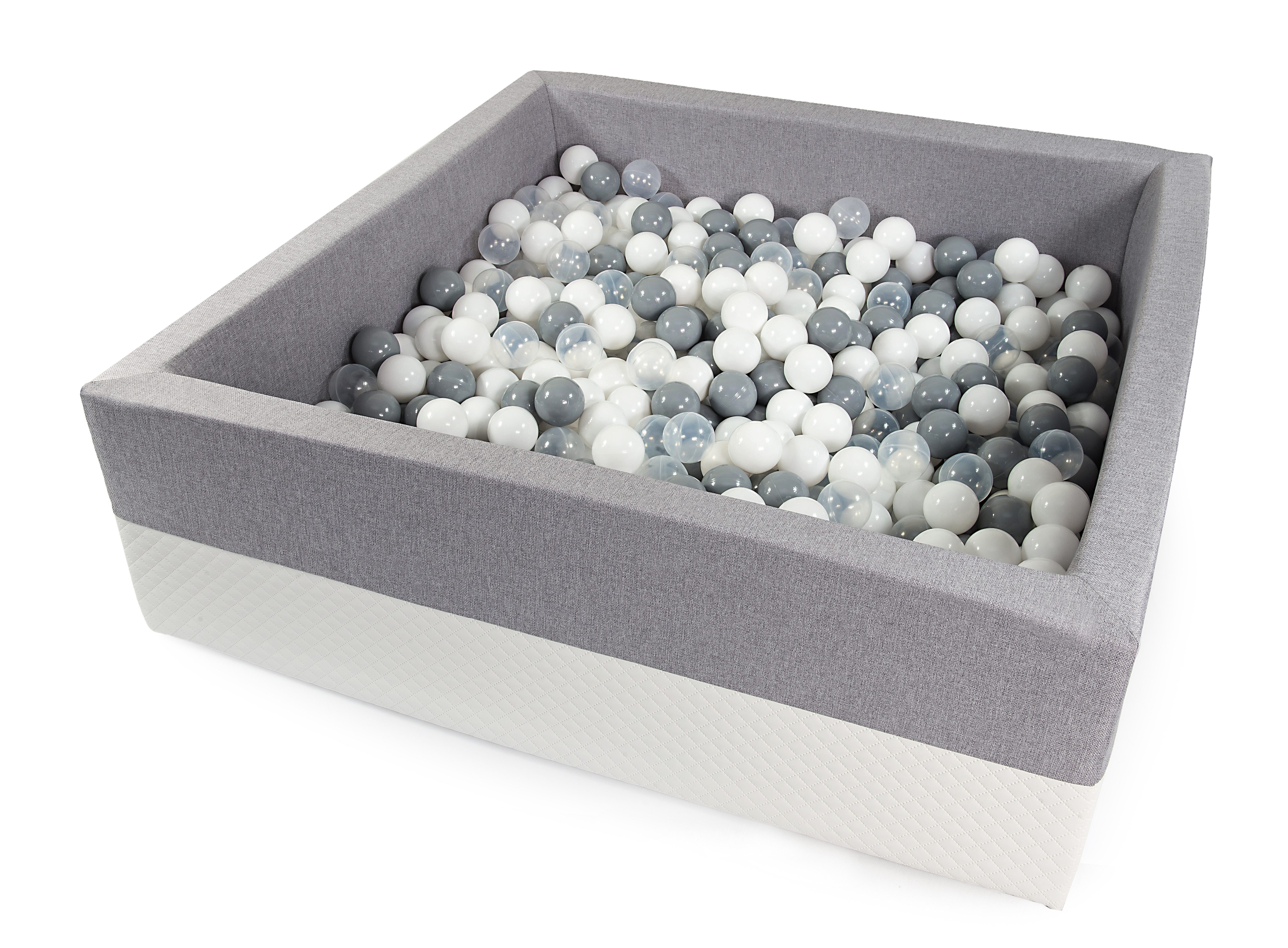 Ajababy Bällebad-Bälle Bällebad XXL Luxus Bällebad Bällepool 90x90x40 mit 200 Bällen