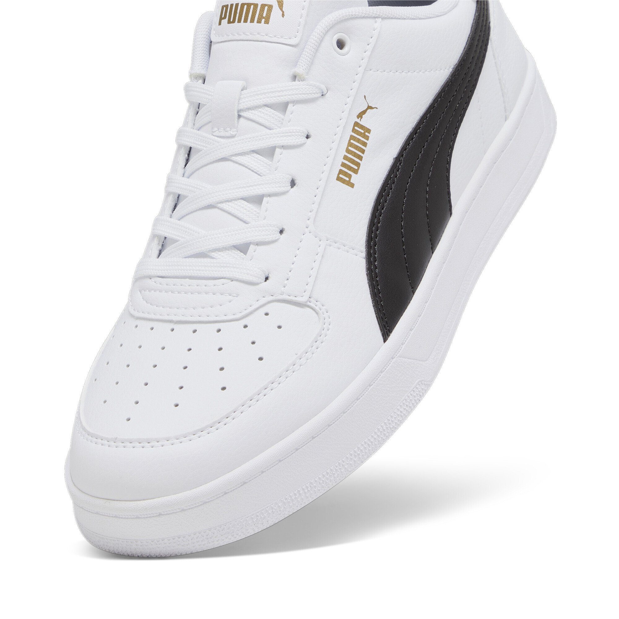 PUMA Sneakers White Erwachsene Gold Black Sneaker Caven 2.0