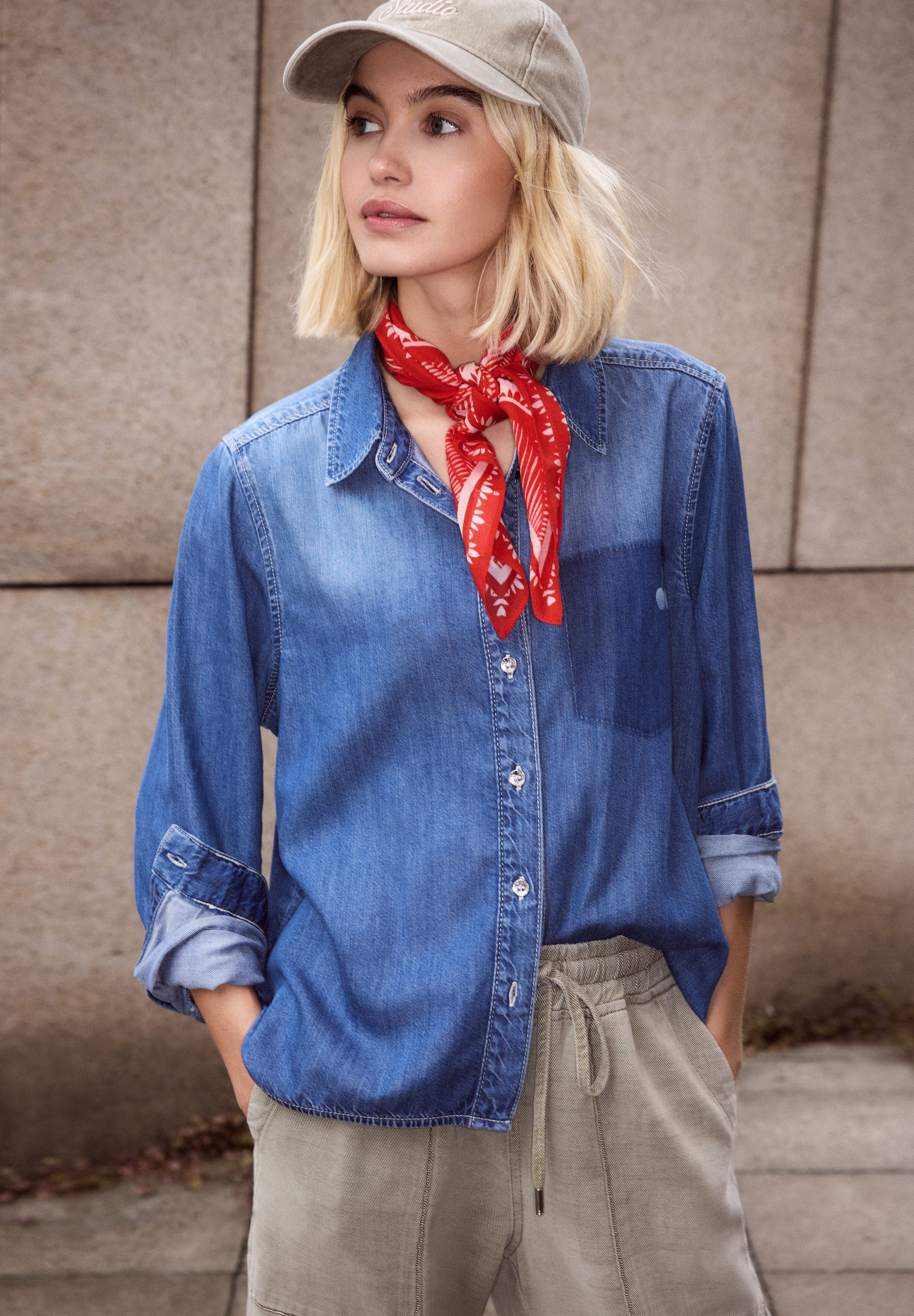 STREET ONE STUDIO Halstuch, mit grafischem Muster