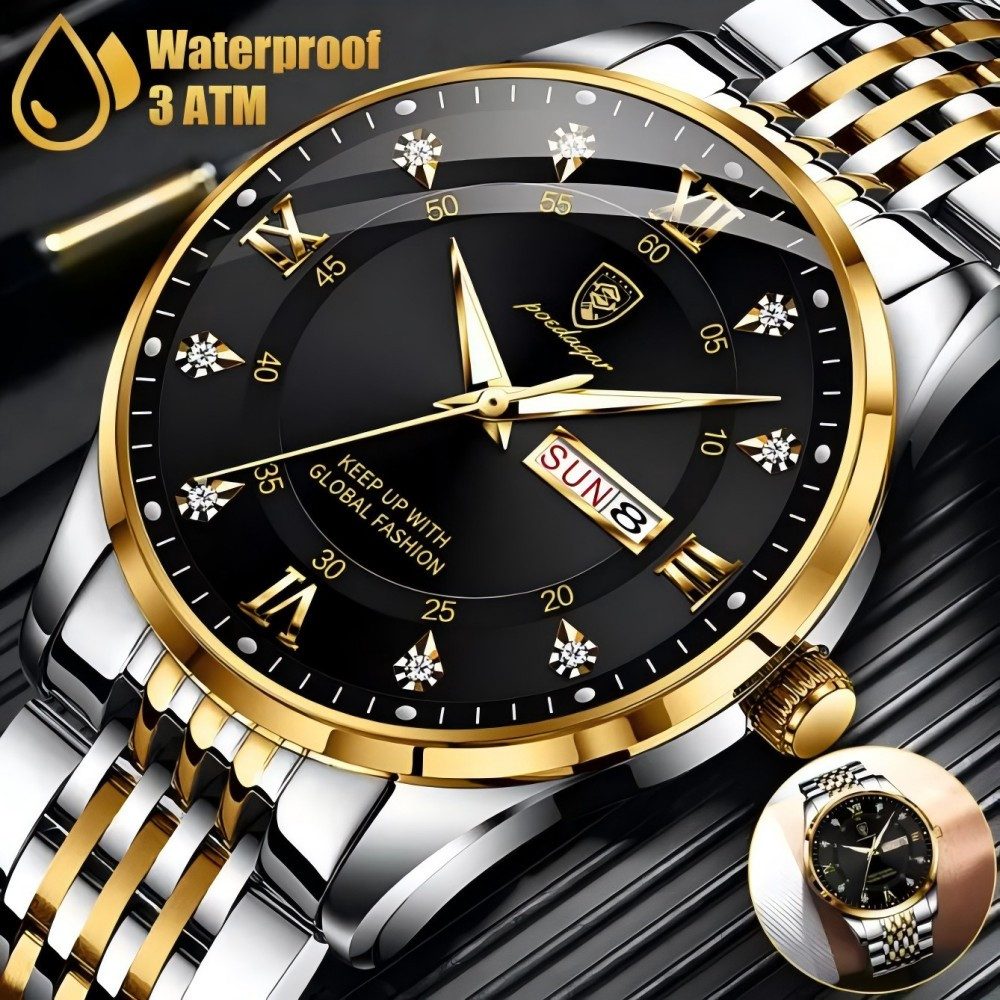 Forrlite Quarzuhr Quarzuhr Multifunktionsuhr Armbanduhr, Chronograph Herren günstig online kaufen