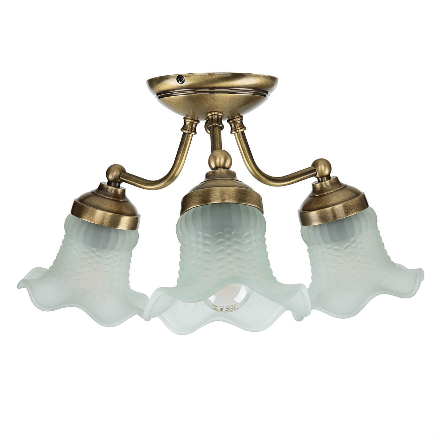 Licht-Erlebnisse Deckenleuchte PLAFFONIERE, ohne Leuchtmittel, Deckenlampe günstig online kaufen