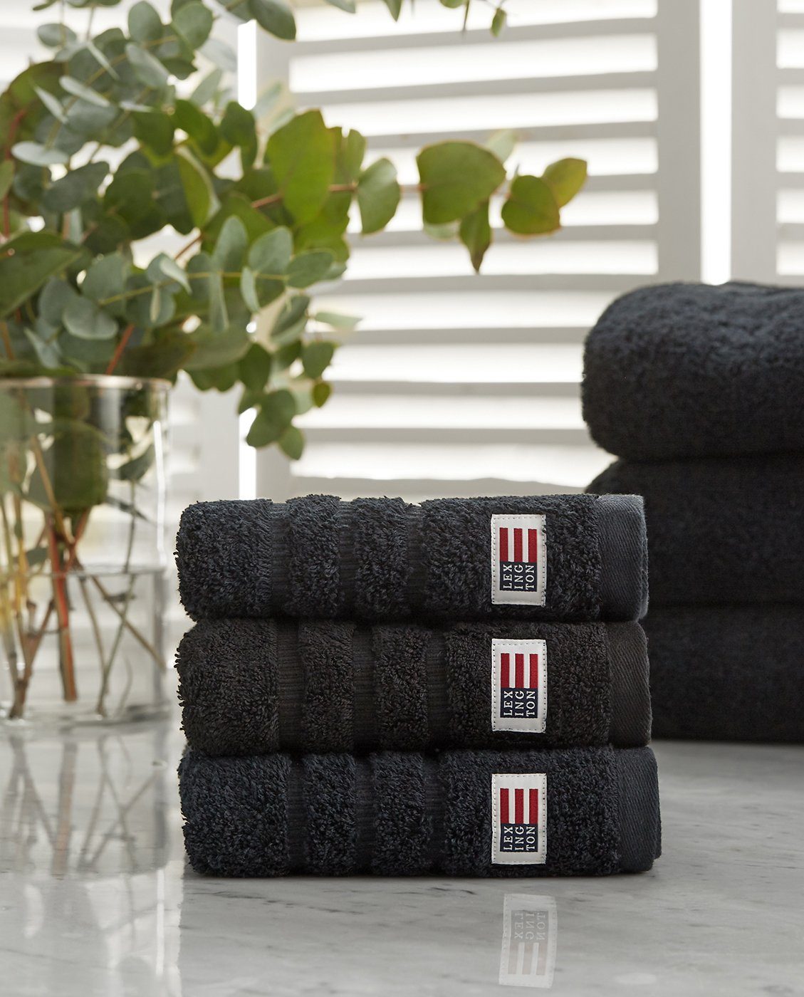 black Original Handtuch Lexington Towel