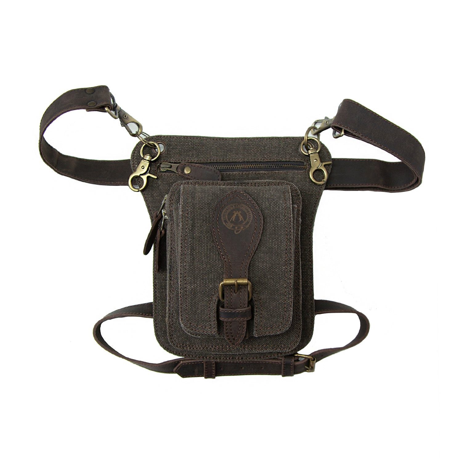 Outbacker Bauchtasche Wasserfeste Beintasche Umhängetasche aus Canvas