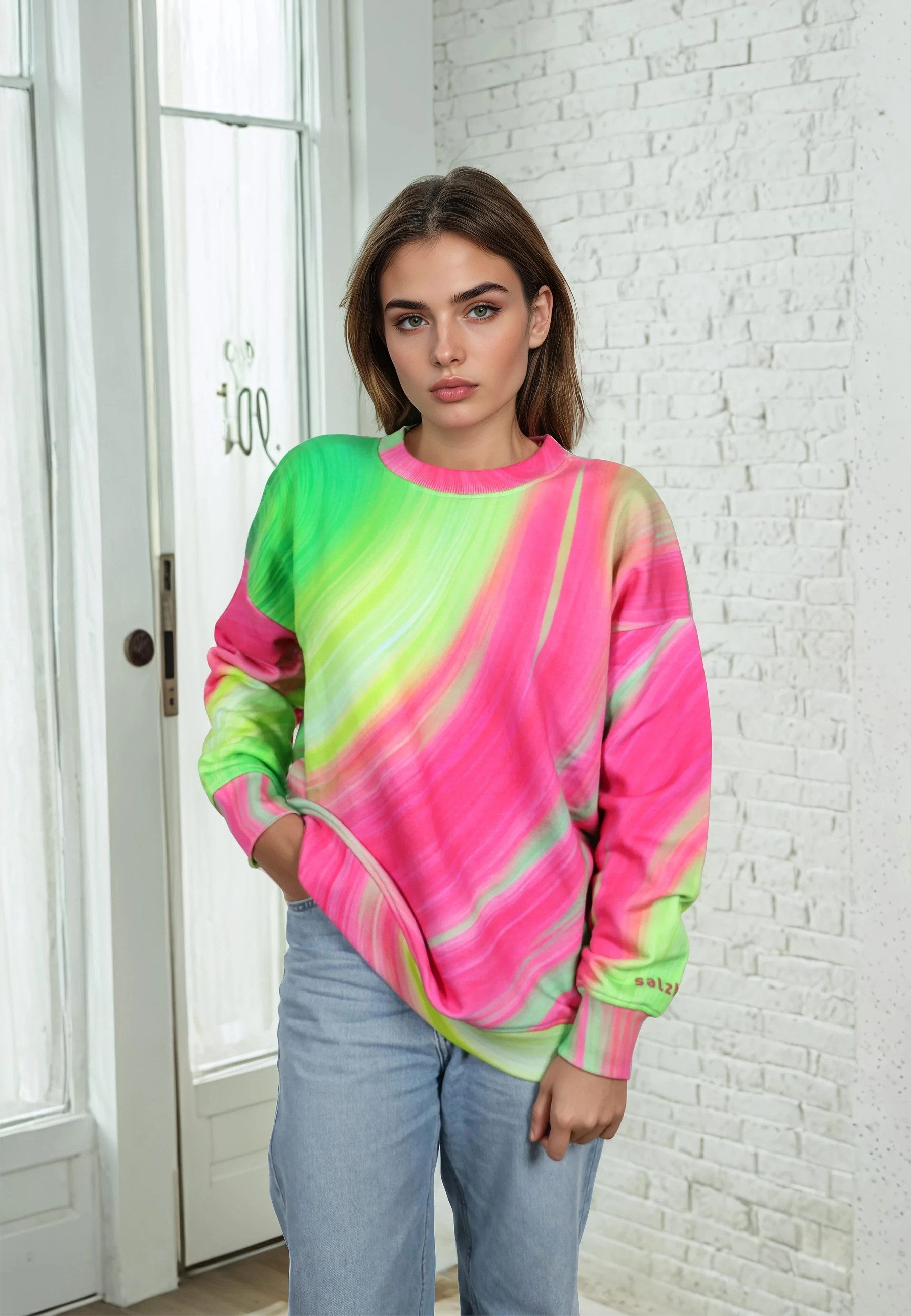 salzhaut Longpullover WIER Damen Relaxed-Fit günstig online kaufen